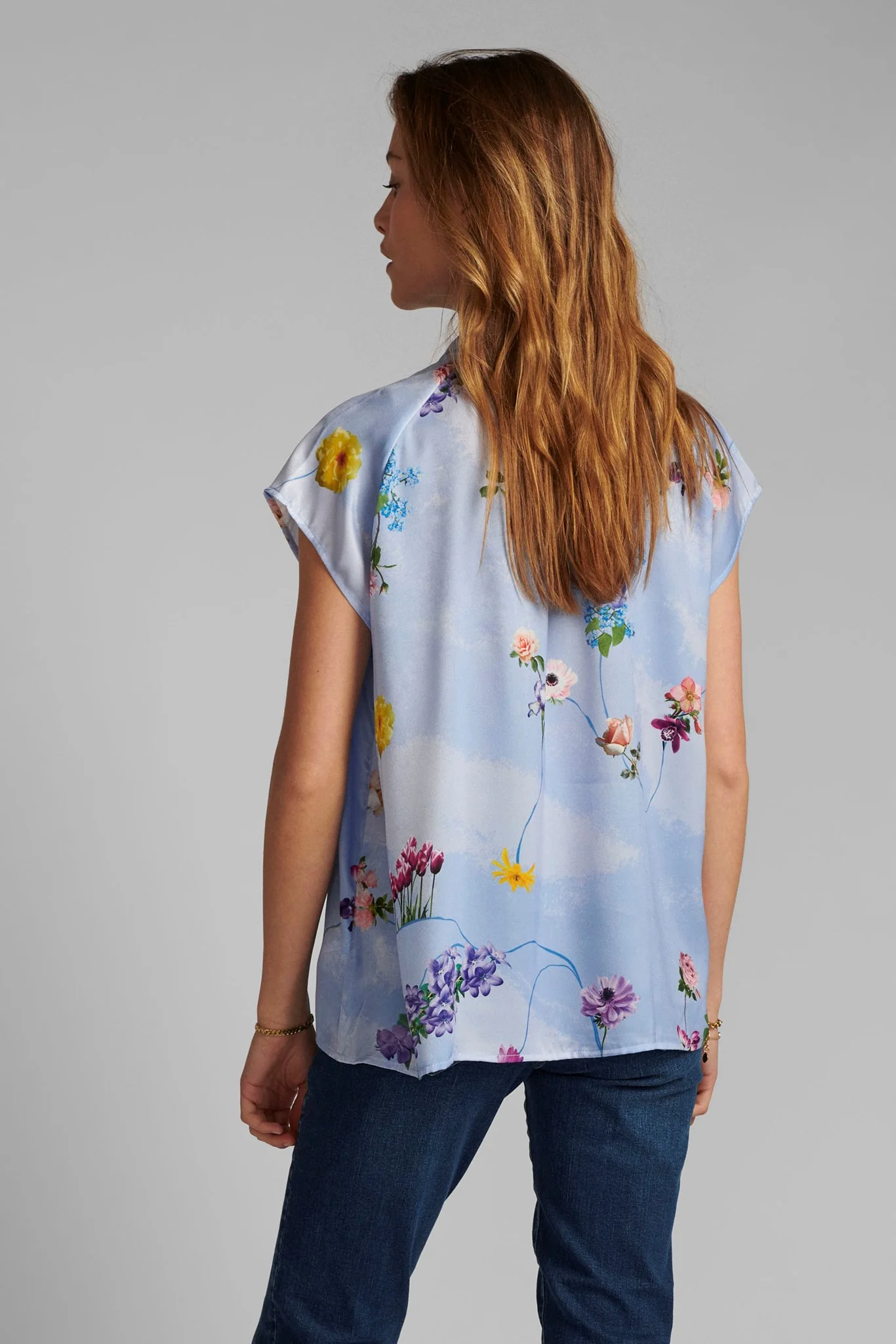 NUCUBA BLOUSE - Wedgewood - Image 2
