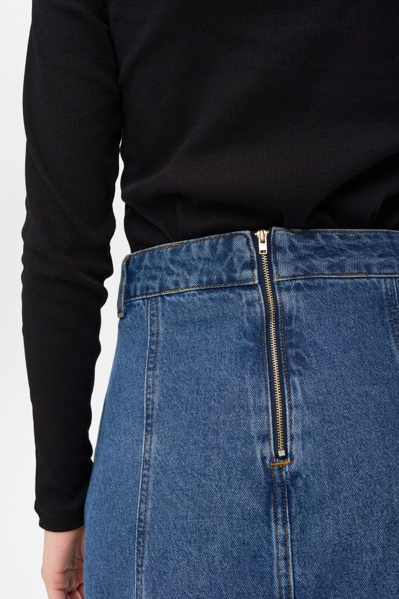 NUCUBA SKIRT - Classic Blue Denim - Image 5