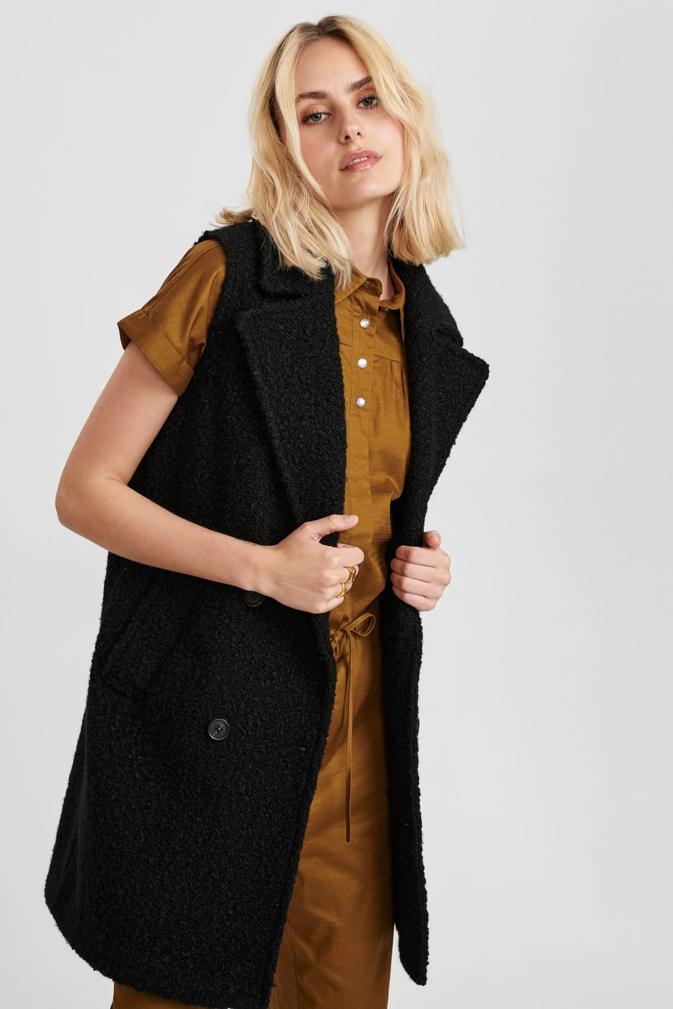 NUCYAN WAISTCOAT - Caviar - Image 6