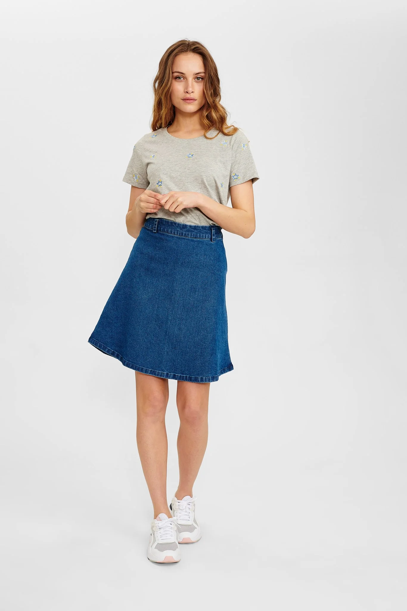 NUCYLIA TEE - Light grey mel - Image 3
