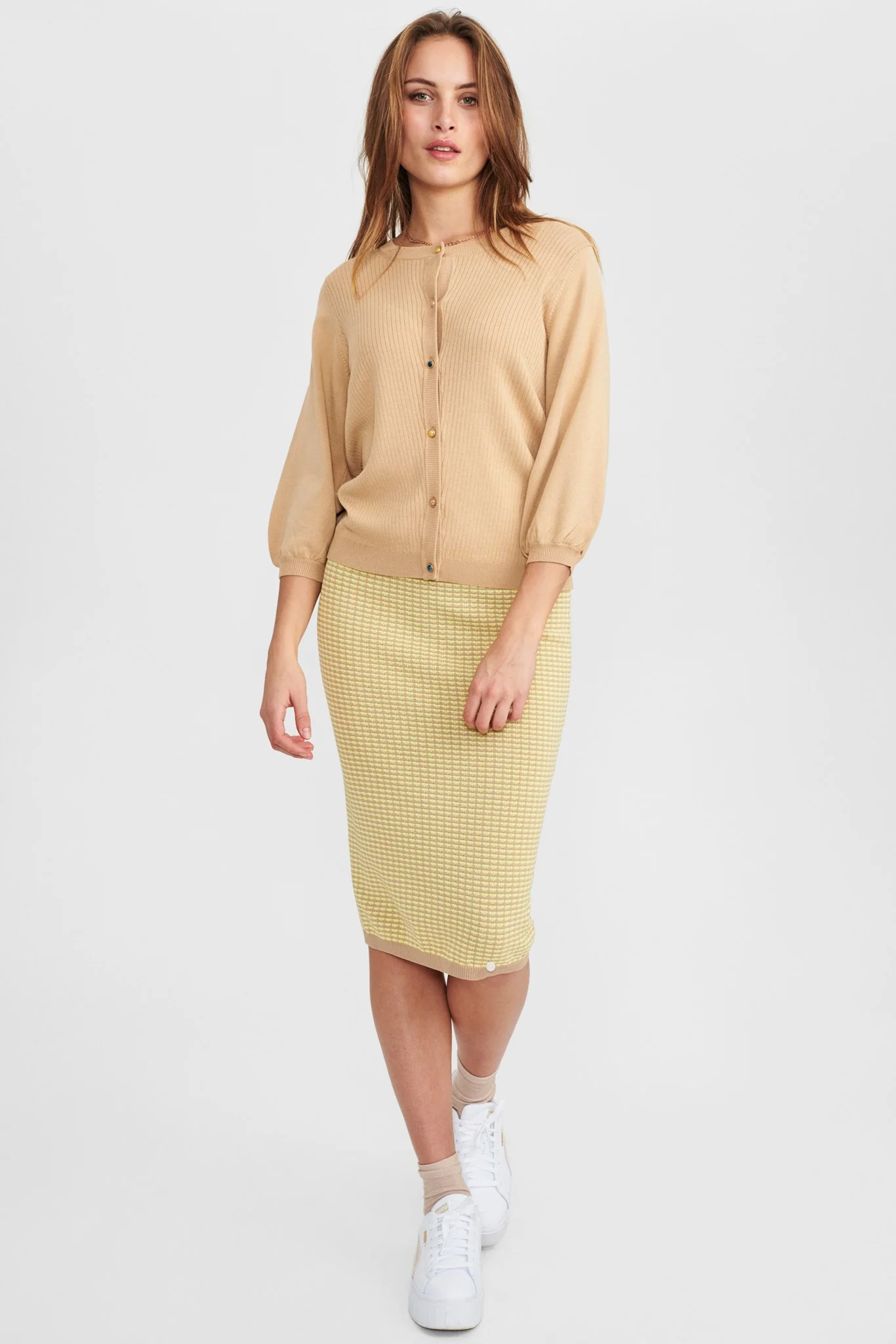 NUCYNARA CARDIGAN - Sesame - Image 3