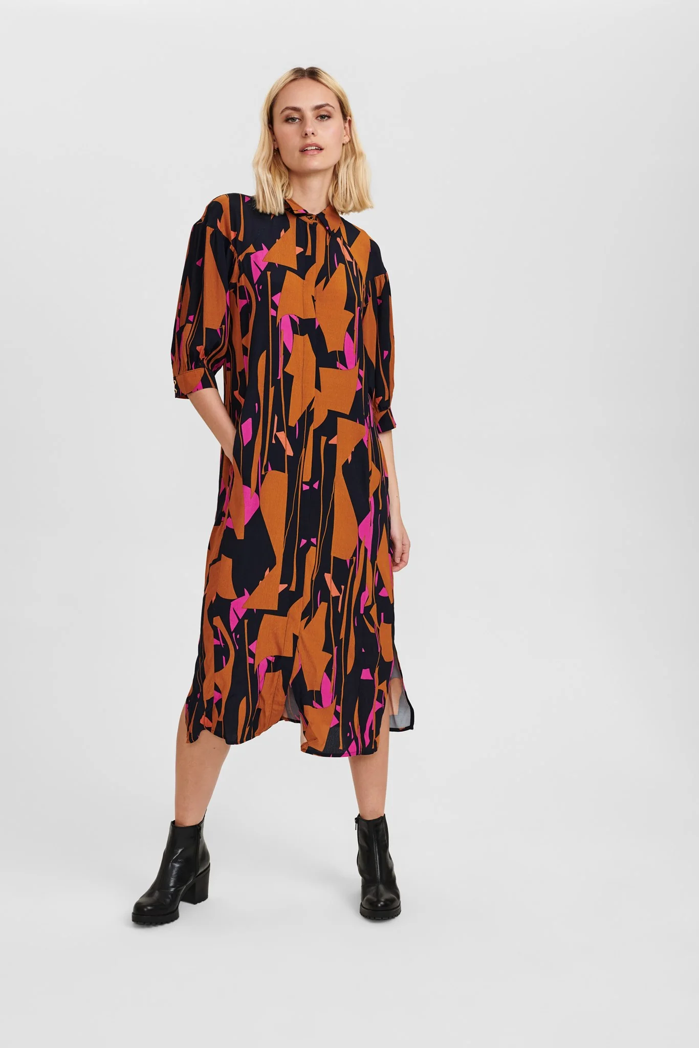 NUCYNARA DRESS - Dark Sapphire - Image 3