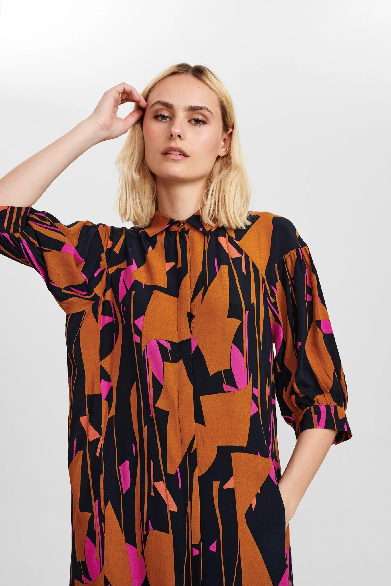 NUCYNARA DRESS - Dark Sapphire - Image 6