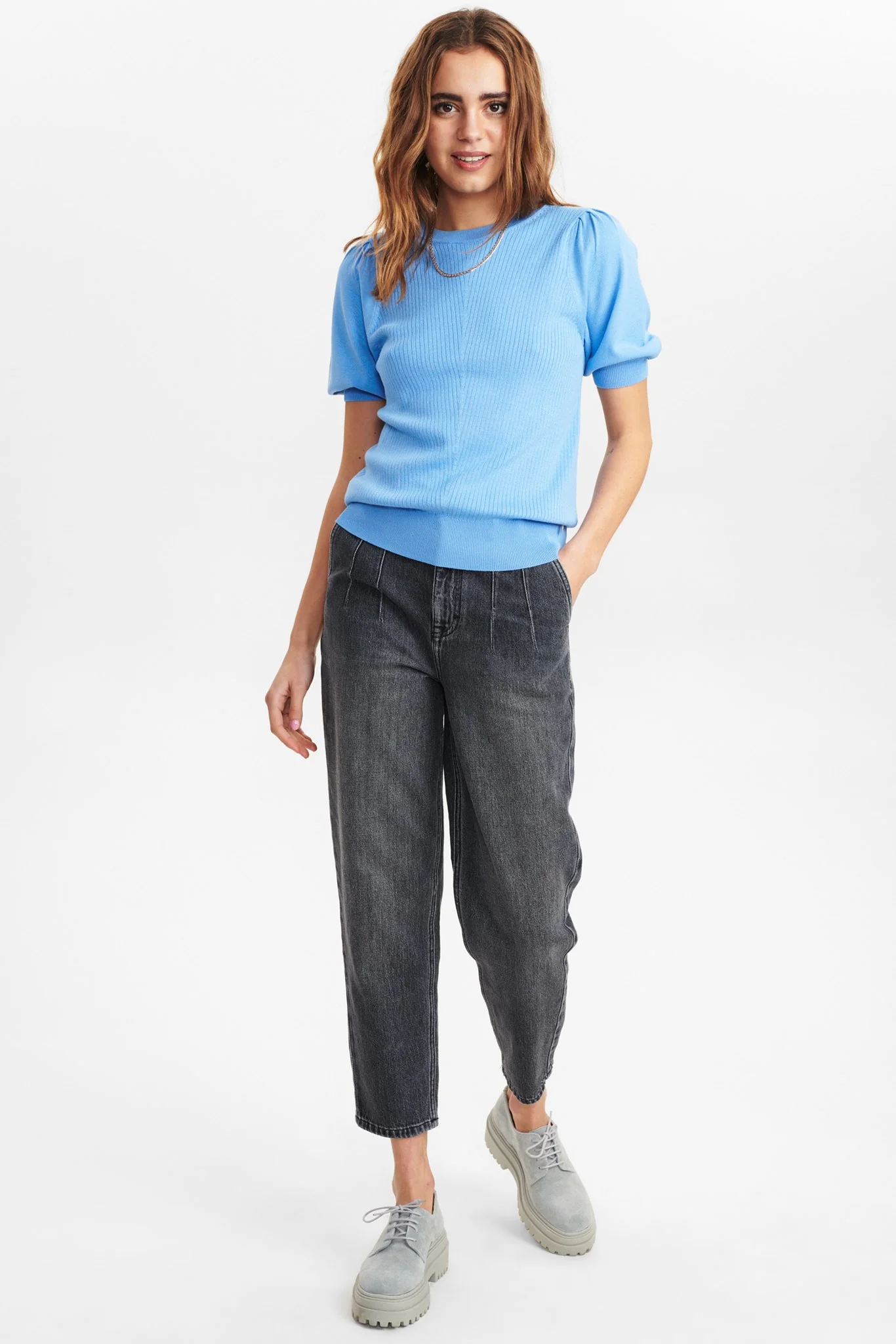 NUCYNARA PULLOVER - Della Robbia Blue - Image 3