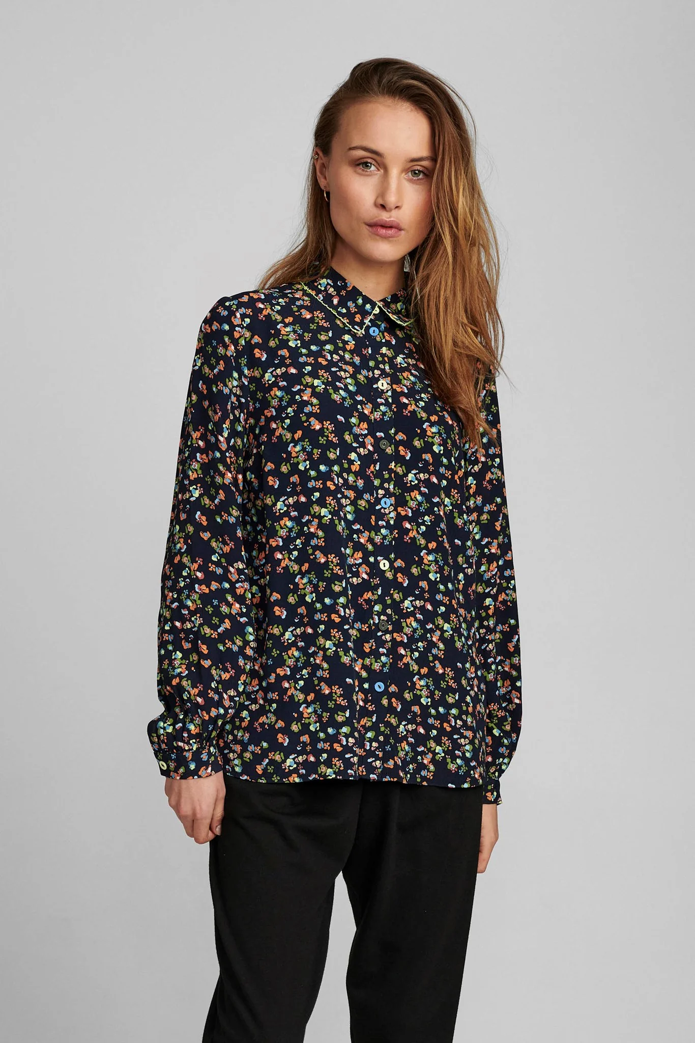 NUDACEY SHIRT - Dark Sapphire