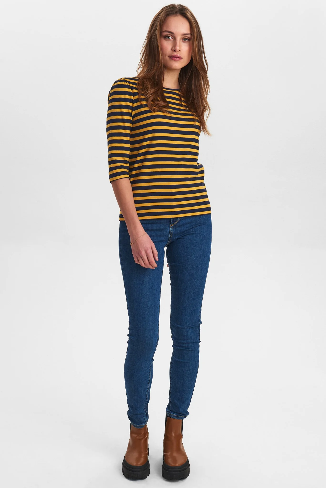 NUDAIA T-SHIRT - NOOS - GOTS - Golden Spice - Image 3