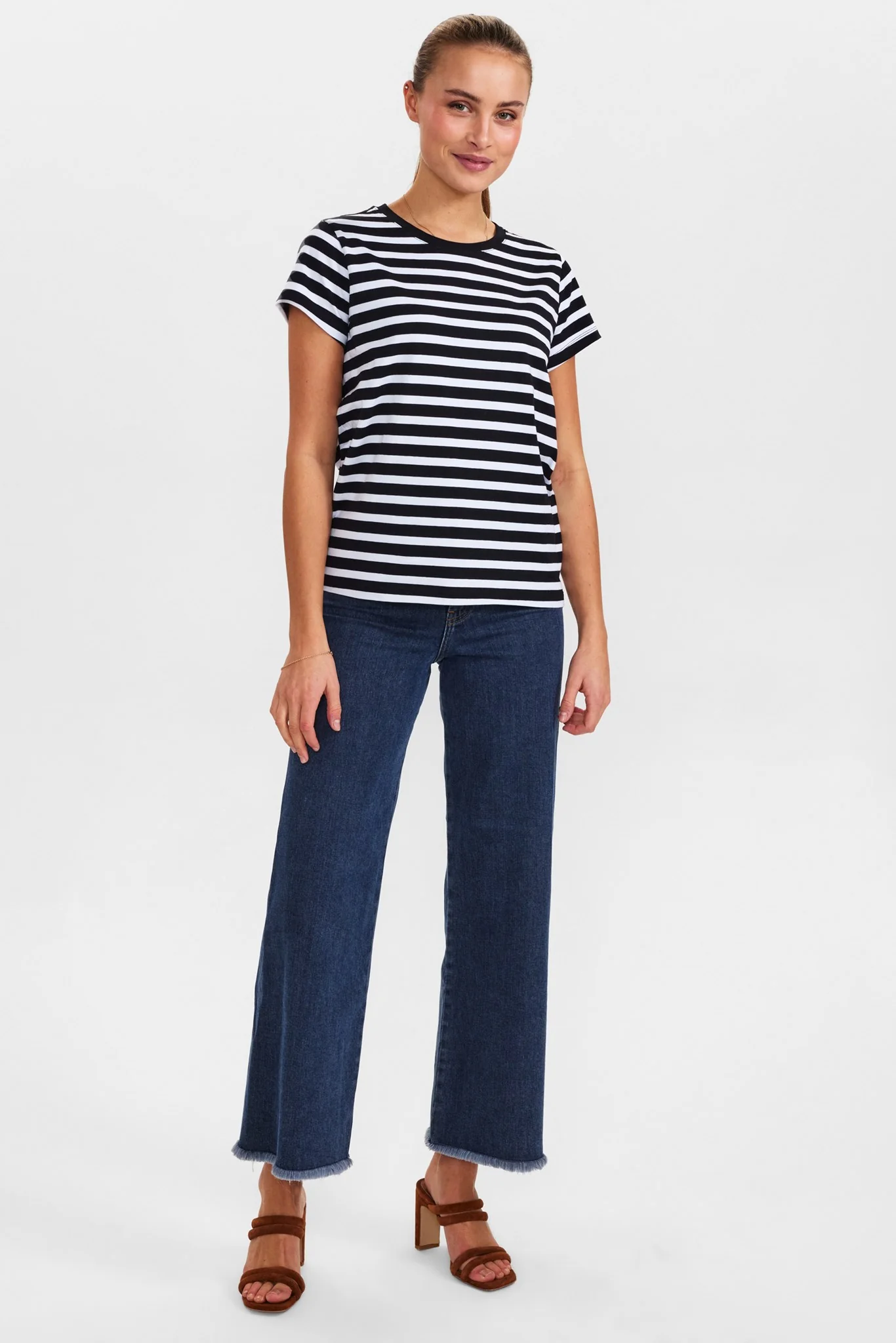 NUDAIMI T-SHIRT - NOOS - GOTS - Bright White - Image 3