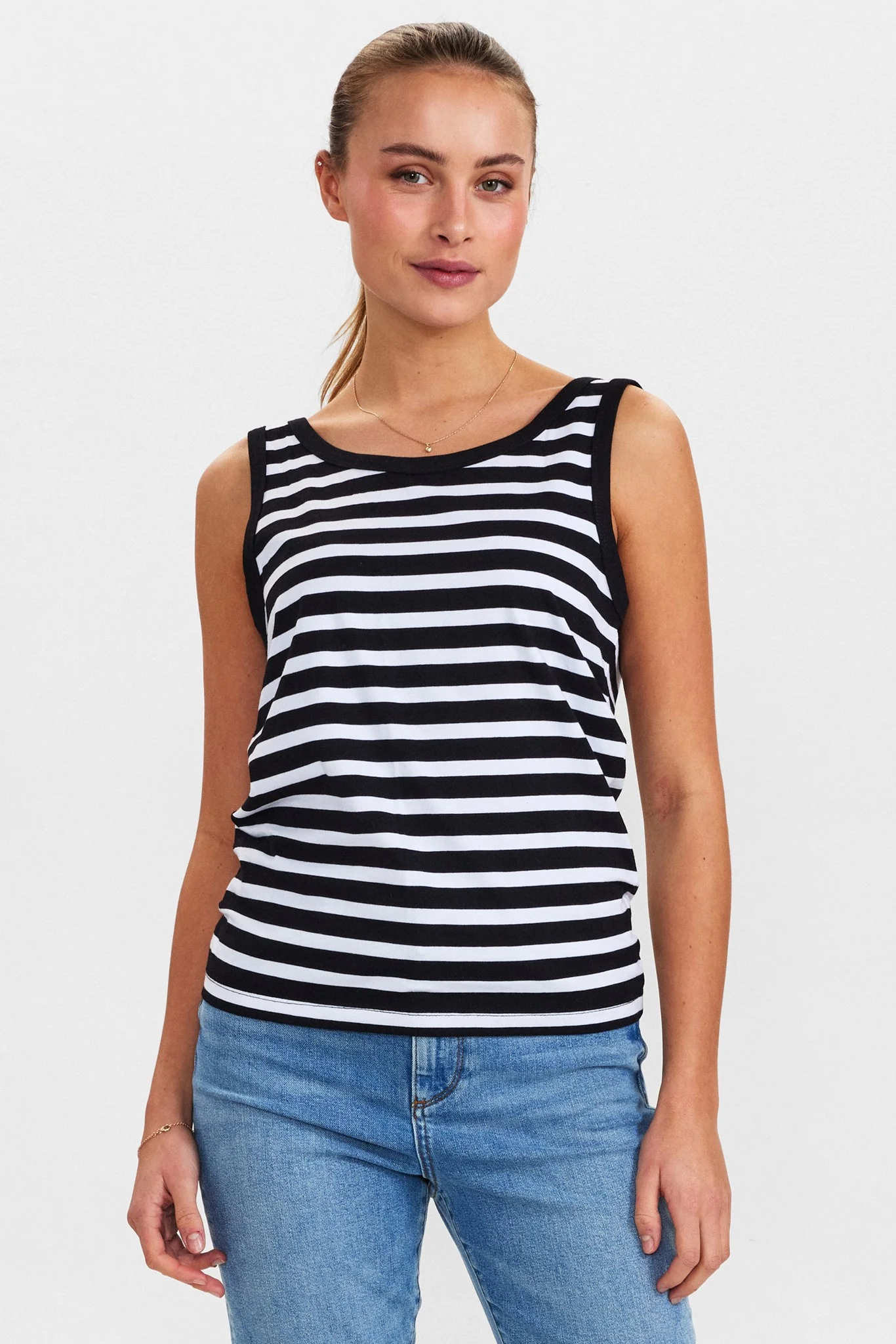 NUDAIMI TOP - NOOS - GOTS - Bright White