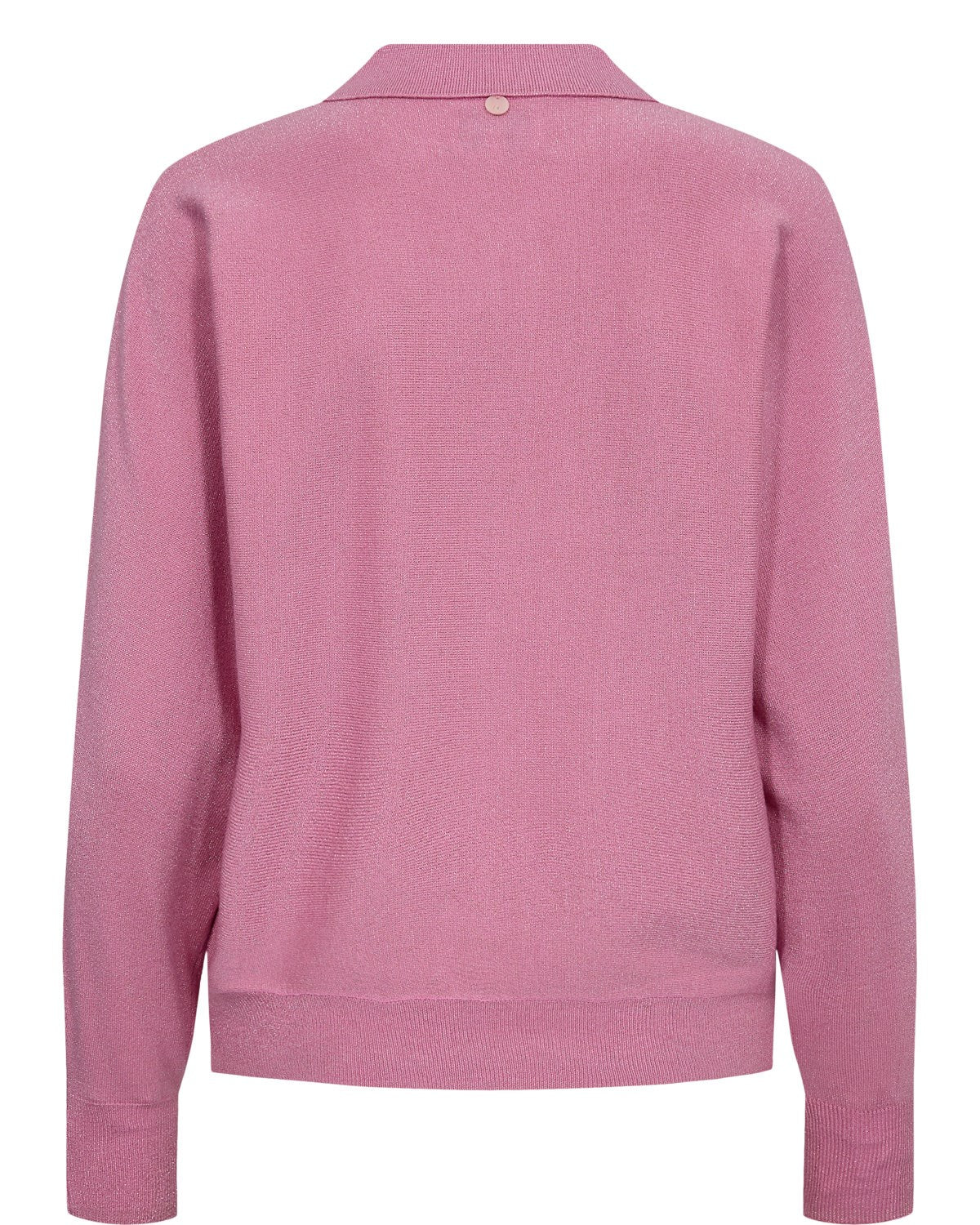 NUDAJANA L/S POLO - Fuchsia Pink - Image 7