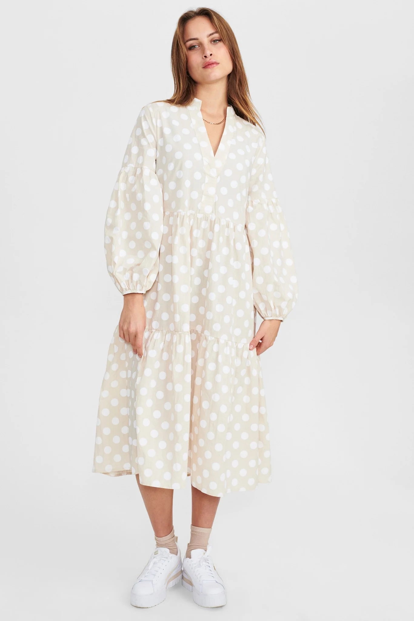 NUDANA DRESS - Sesame - Image 3