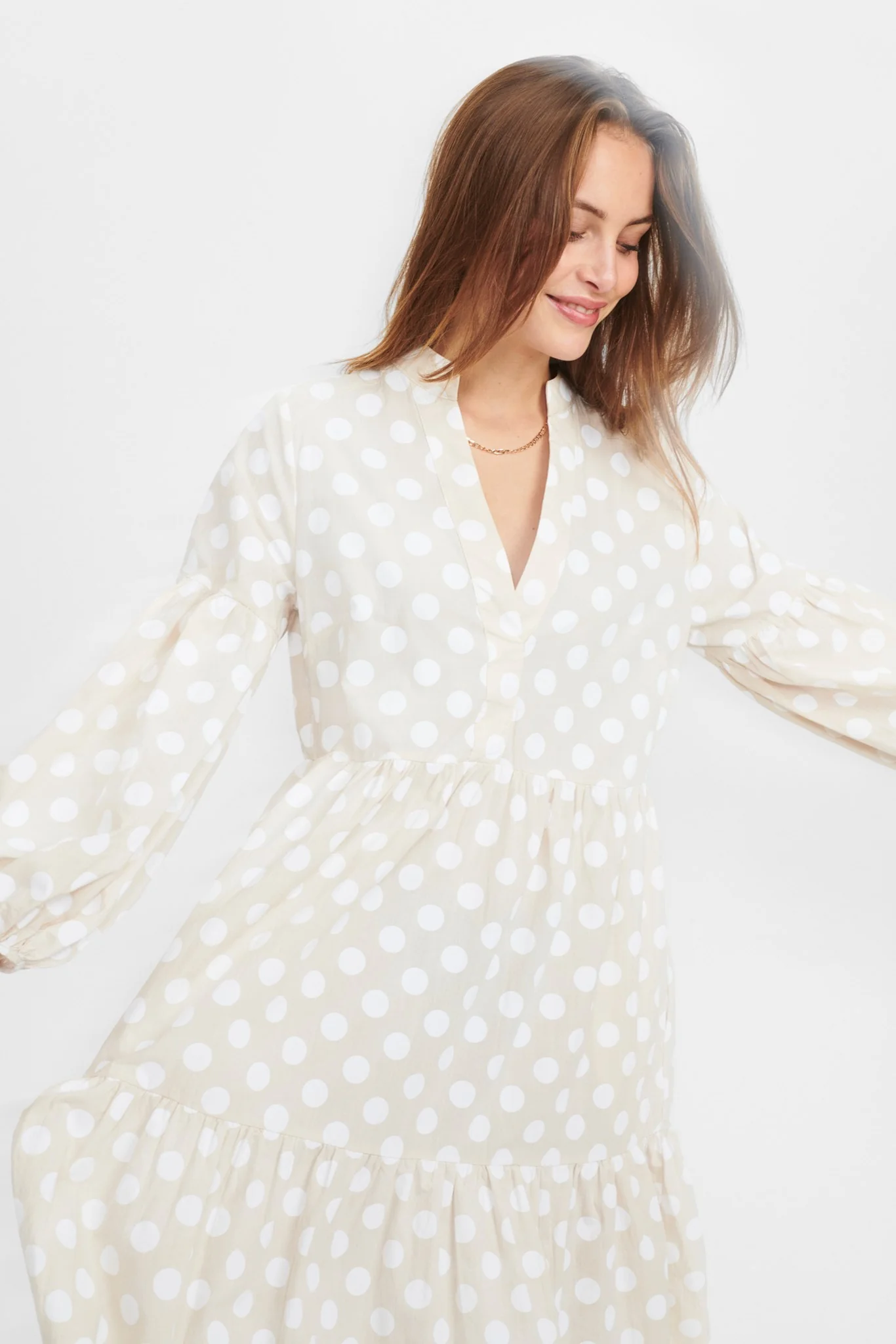 NUDANA DRESS - Sesame - Image 6