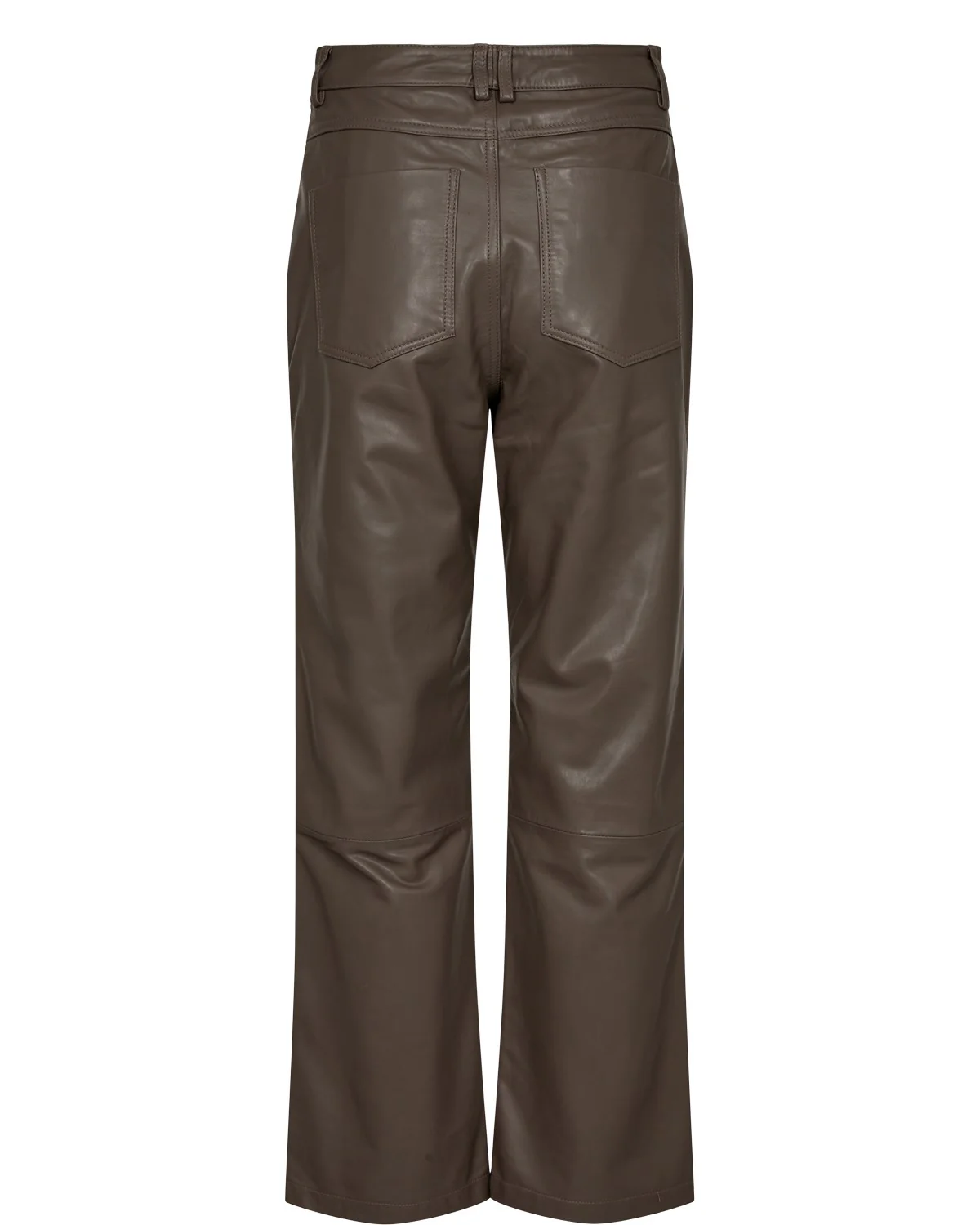 NUDARCY LEATHER PANTS - Elephant - Image 4