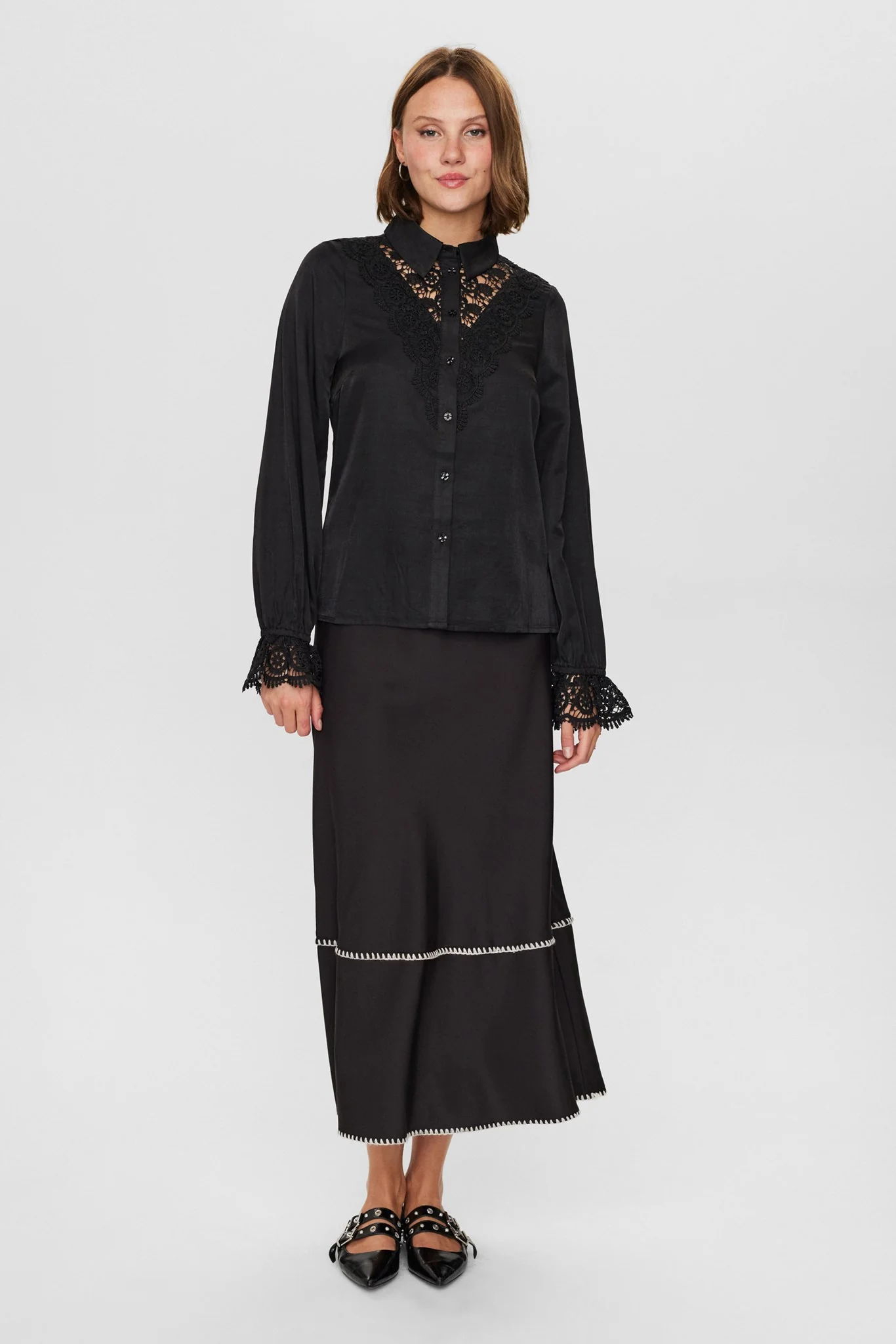 NUDARLA SHIRT - Caviar - Image 3
