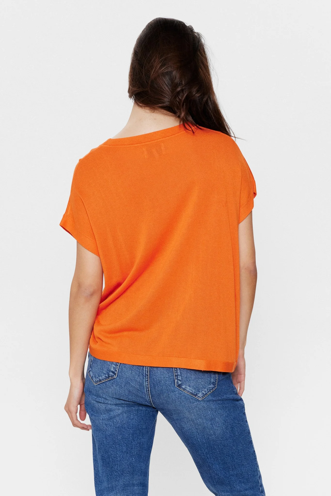 NUDARLENE PULLOVER - Red Orange - Image 2