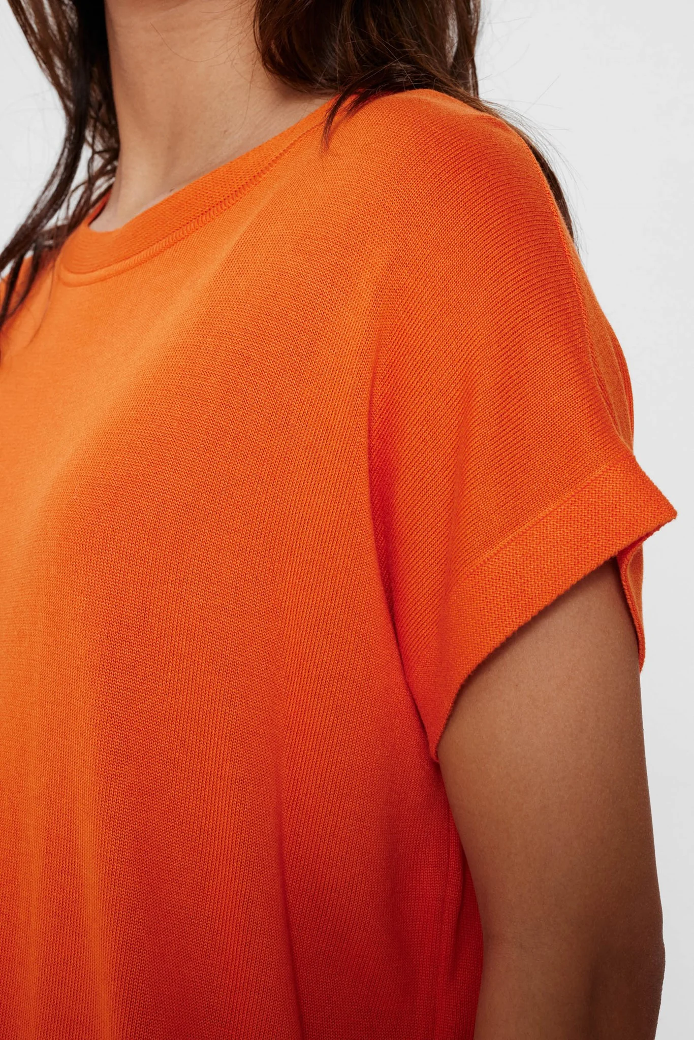 NUDARLENE PULLOVER - Red Orange - Image 5