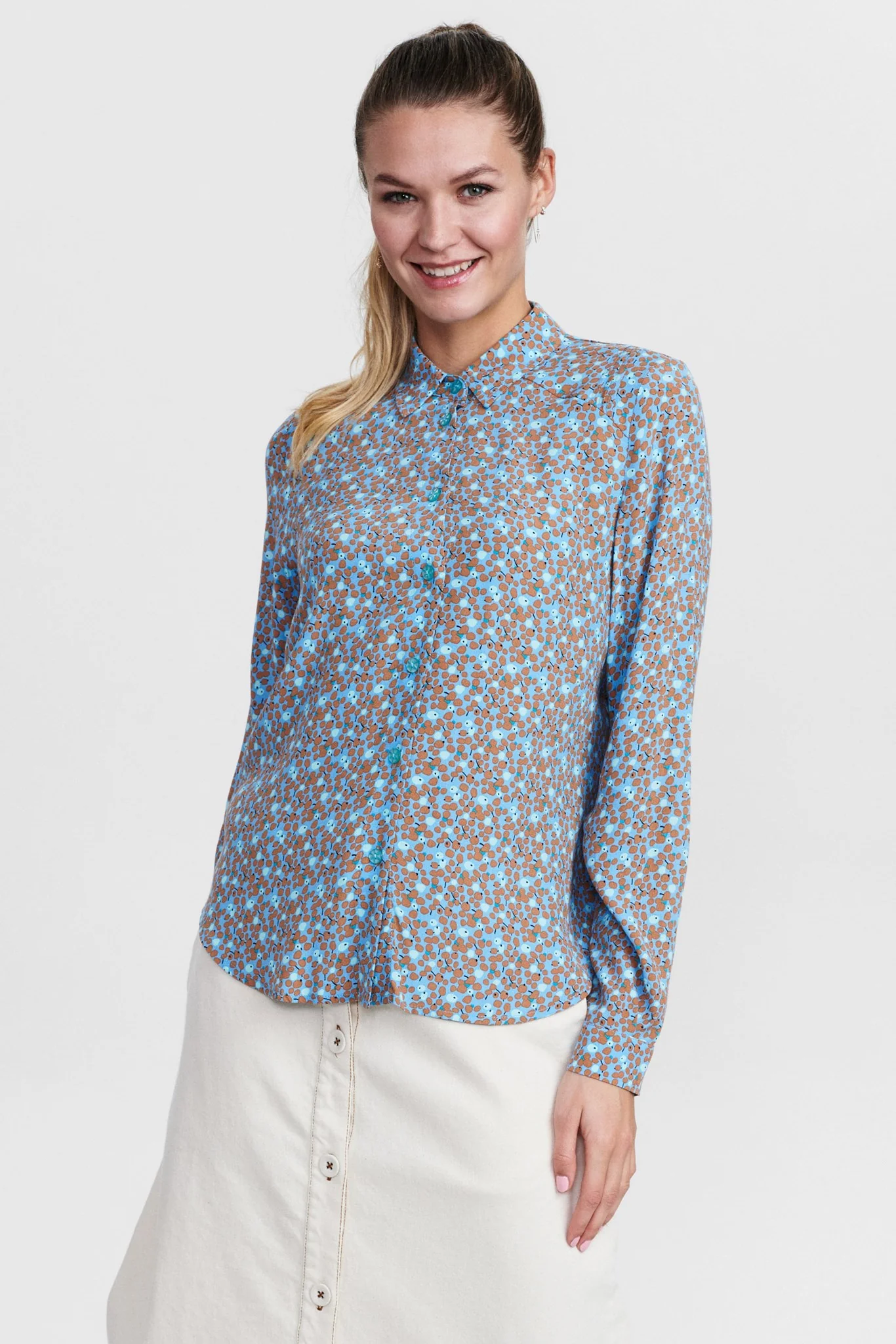 NUDARU SHIRT - Della Robbia Blue