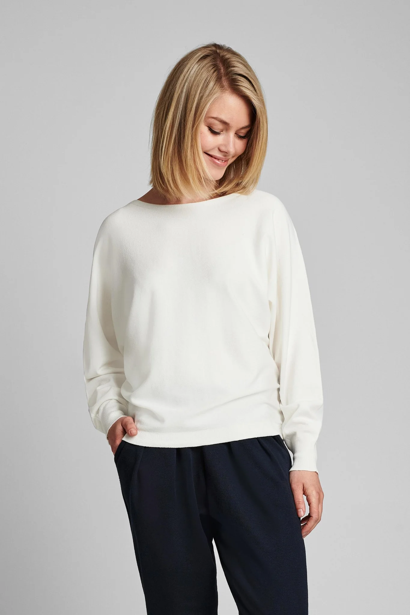 NUDAYA PULLOVER - NOOS - Cloud Dancer