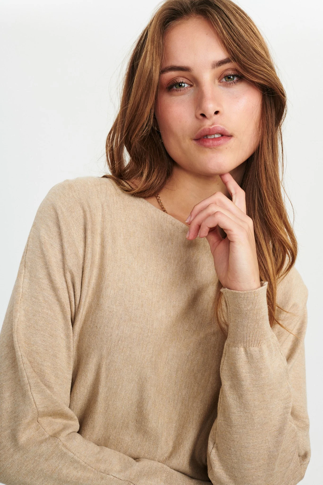 NUDAYA PULLOVER - NOOS - Sesame Melange - Image 6