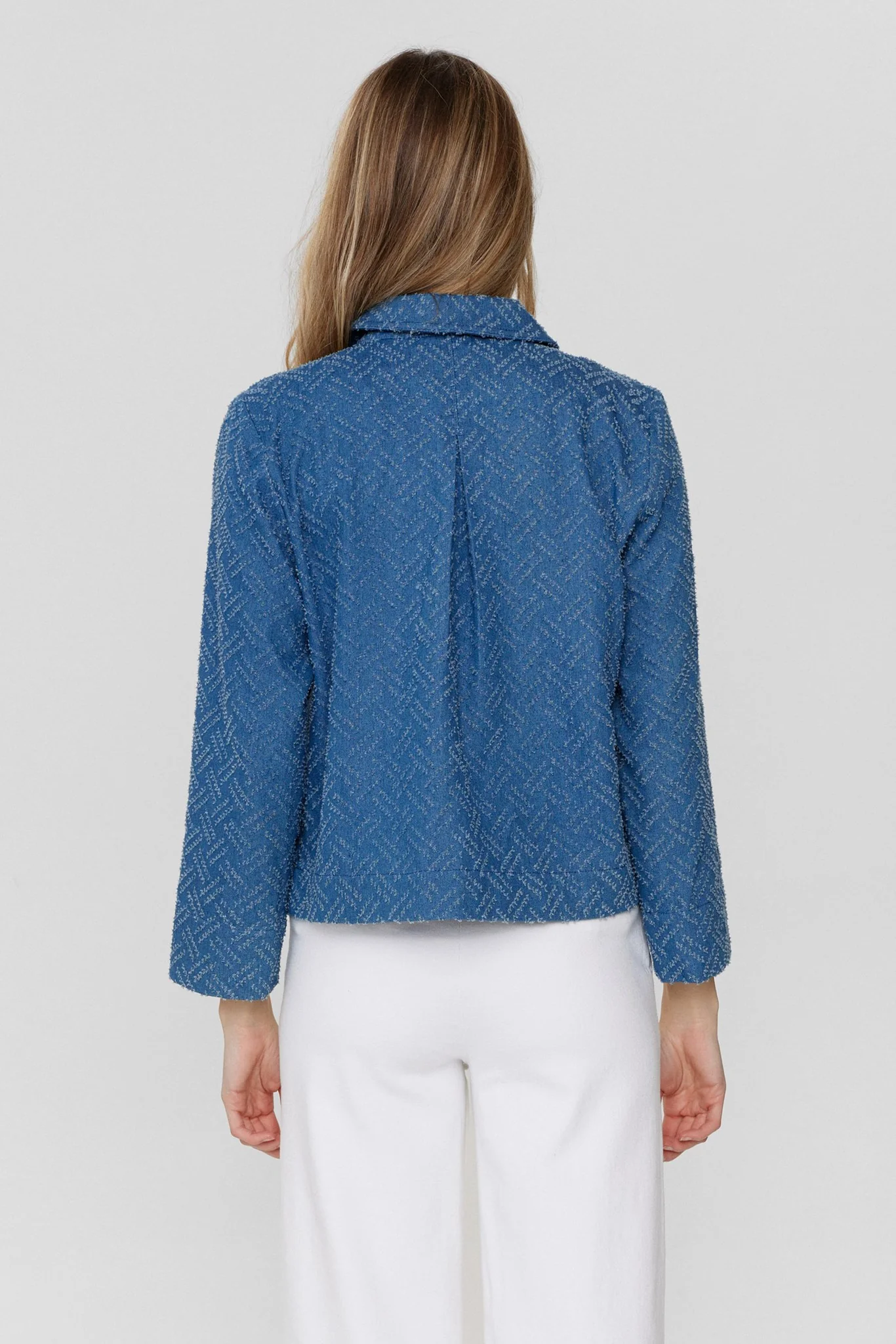 NUDEBRA SHIRT - Medium Blue Denim - Image 2