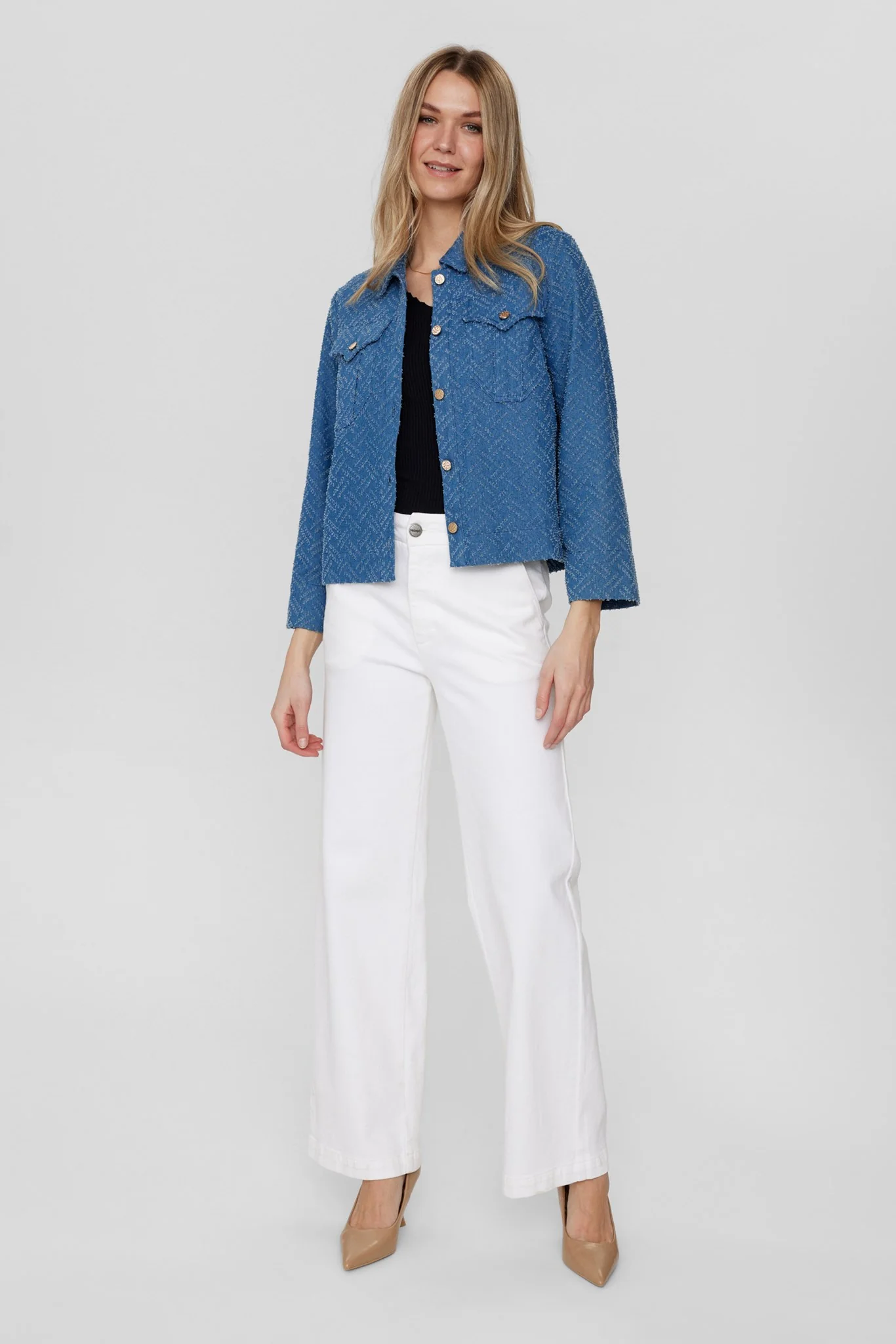NUDEBRA SHIRT - Medium Blue Denim - Image 3
