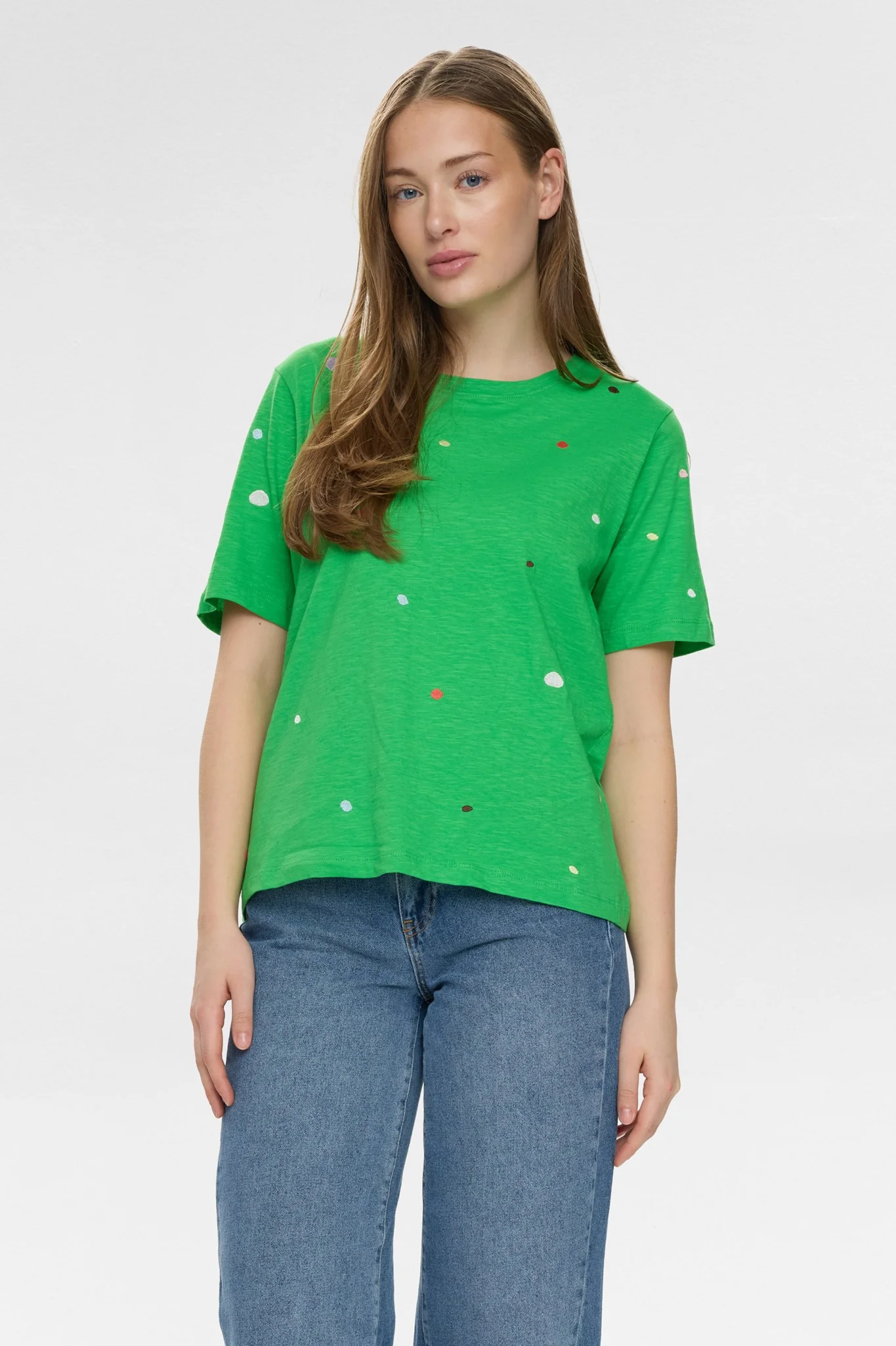NUDELORA T-SHIRT - GOTS - Classic Green