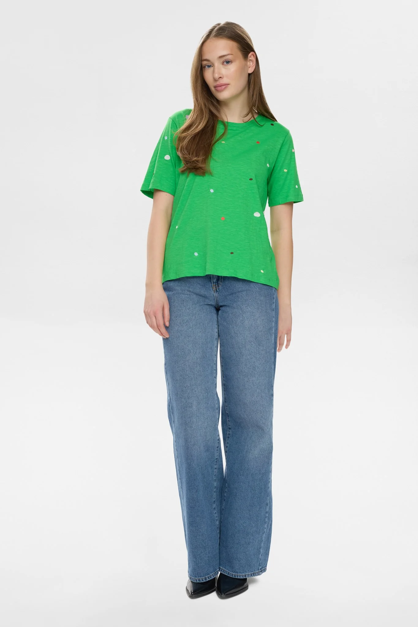 NUDELORA T-SHIRT - GOTS - Classic Green - Image 3