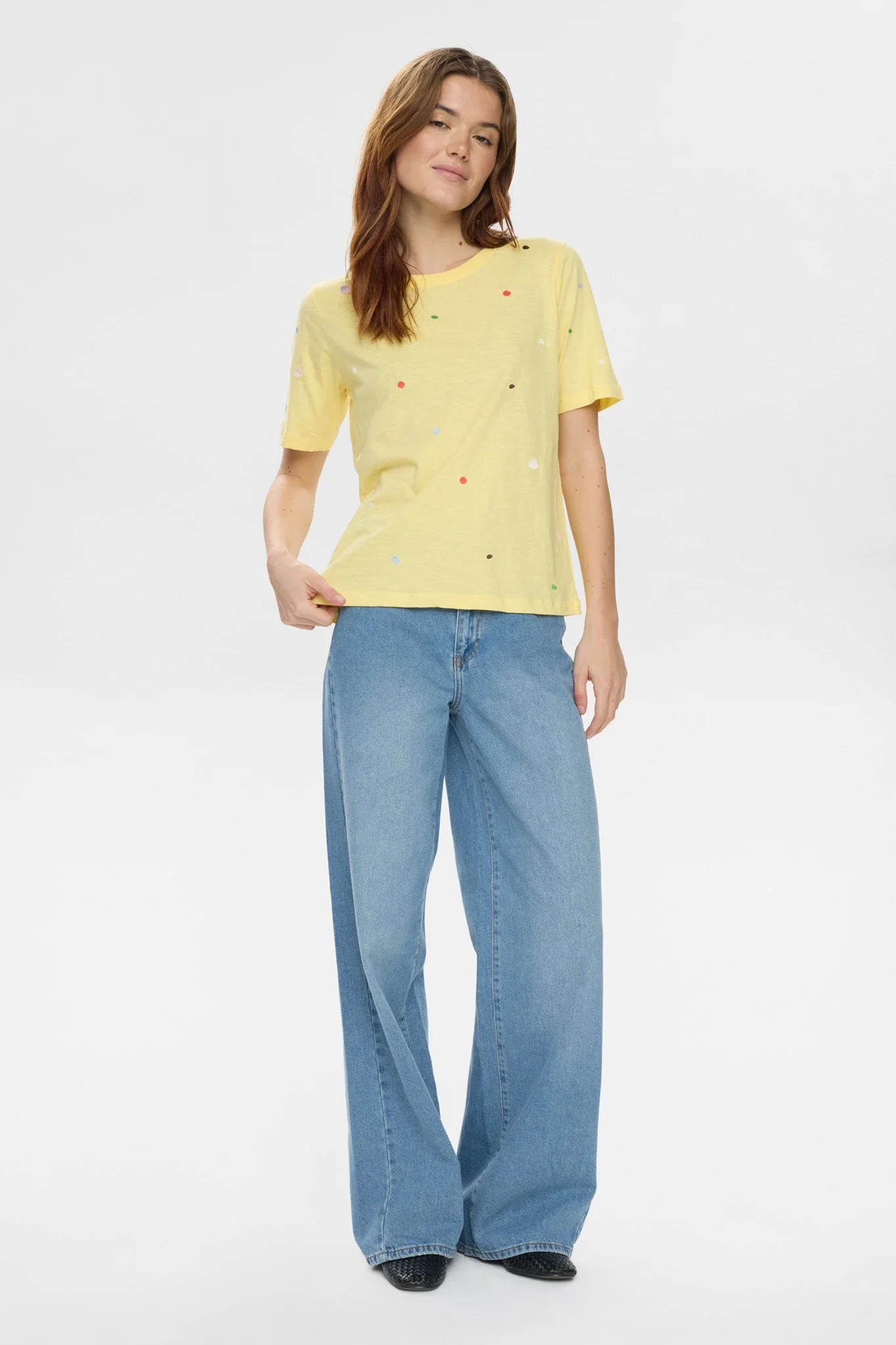 NUDELORA T-SHIRT - GOTS - Popcorn - Image 3