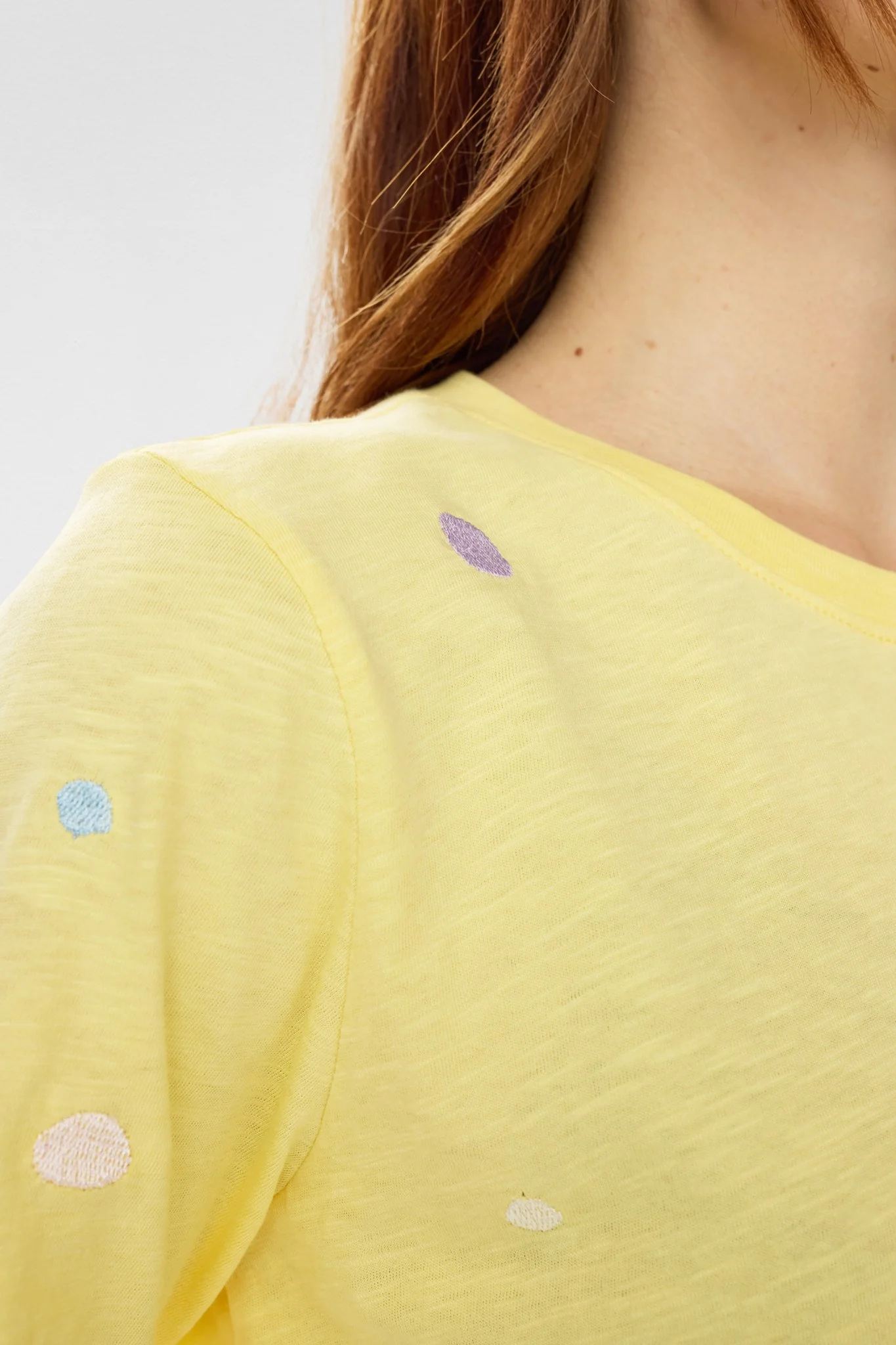 NUDELORA T-SHIRT - GOTS - Popcorn - Image 4