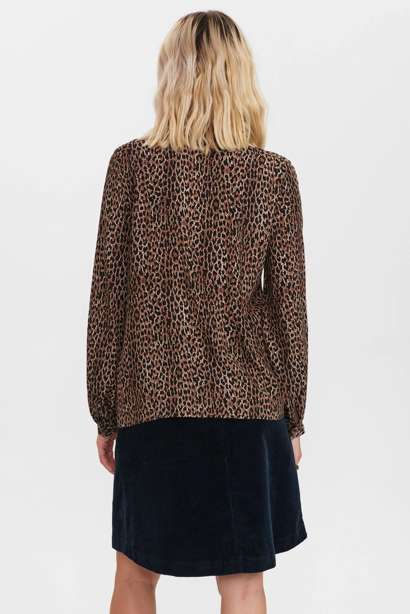 NUDELSIA LEO PRINT SHIRT NOOS - Caviar - Image 2