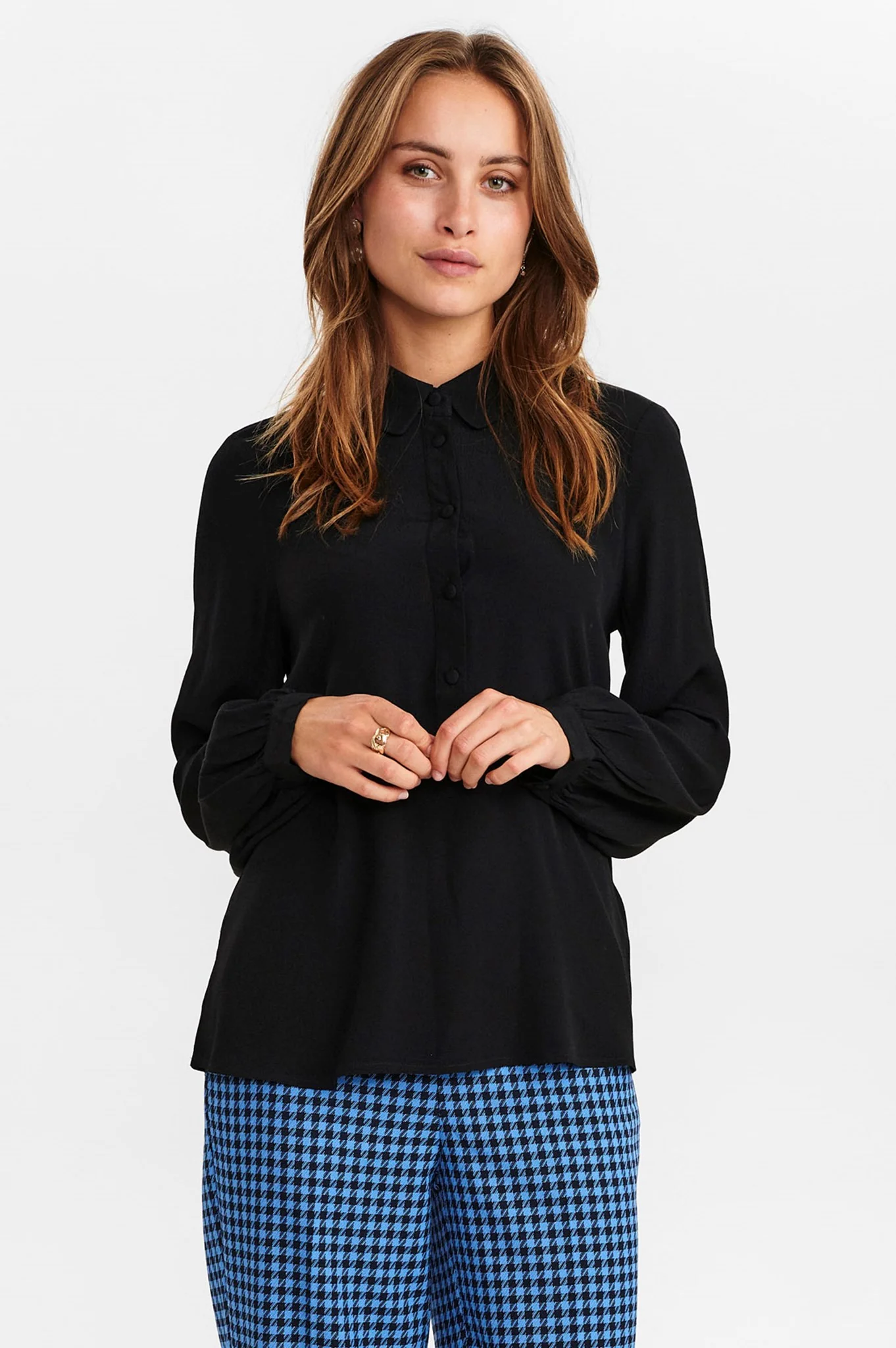 NUDELSIA SHIRT - NOOS - Caviar