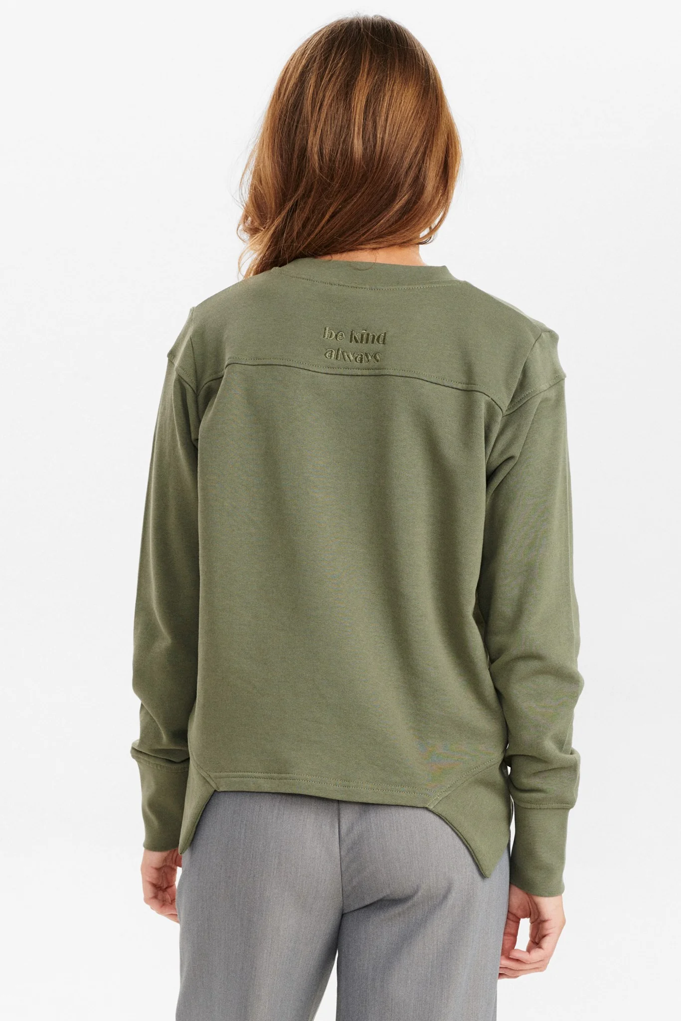 NUDENALI SWEAT - Deep Lichen Green - Image 2
