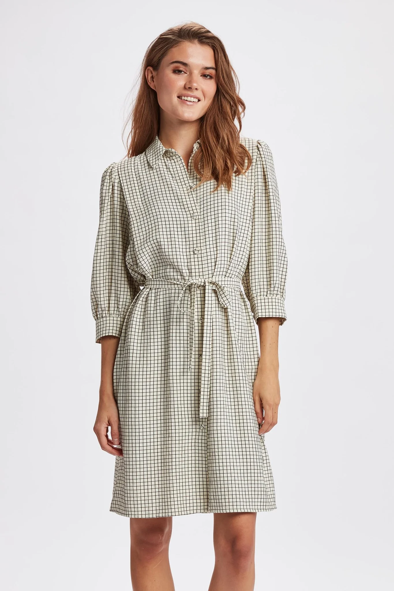 NUDERYA DRESS - Sandshell
