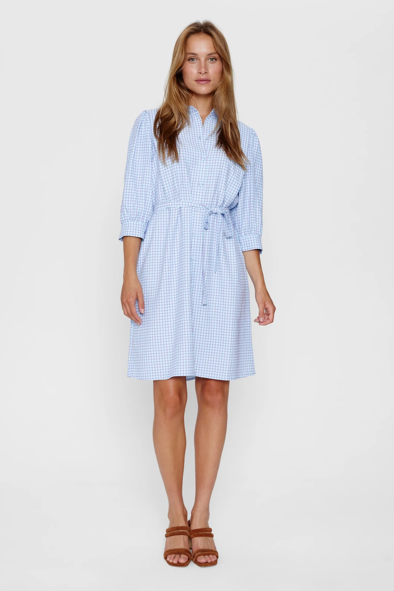 NUDERYA DRESS - Vista Blue - Image 3
