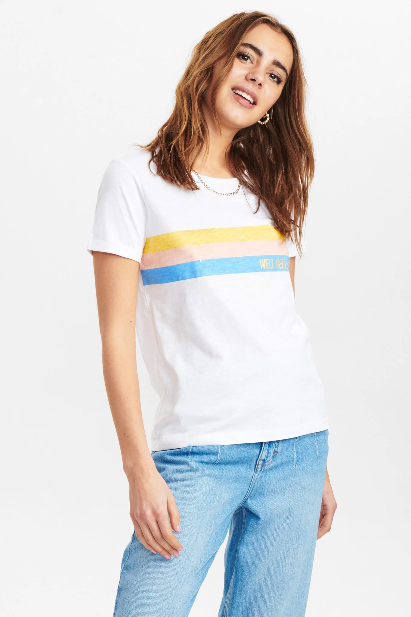 NUDEWI TEE - Bright White