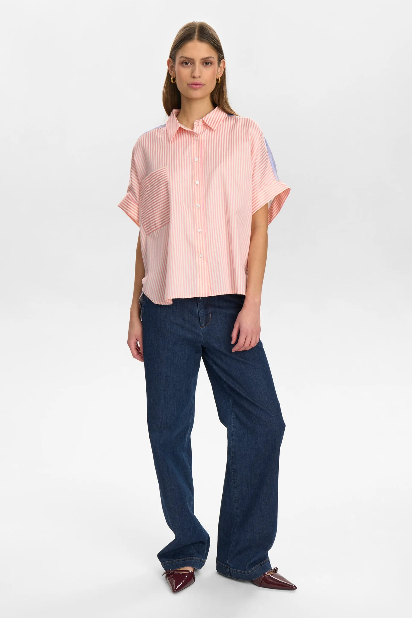 NUDIAMOND SHIRT - Pink Carnation - Image 3