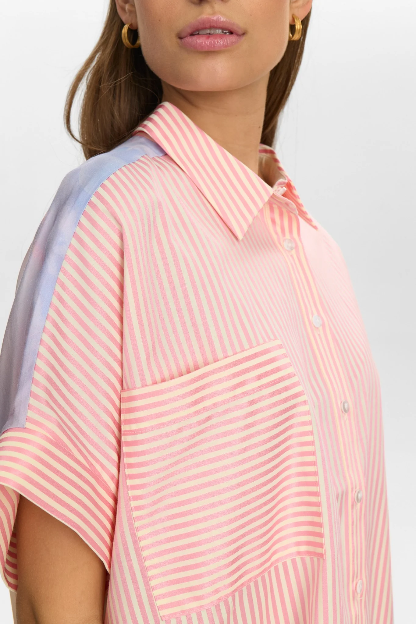 NUDIAMOND SHIRT - Pink Carnation - Image 5