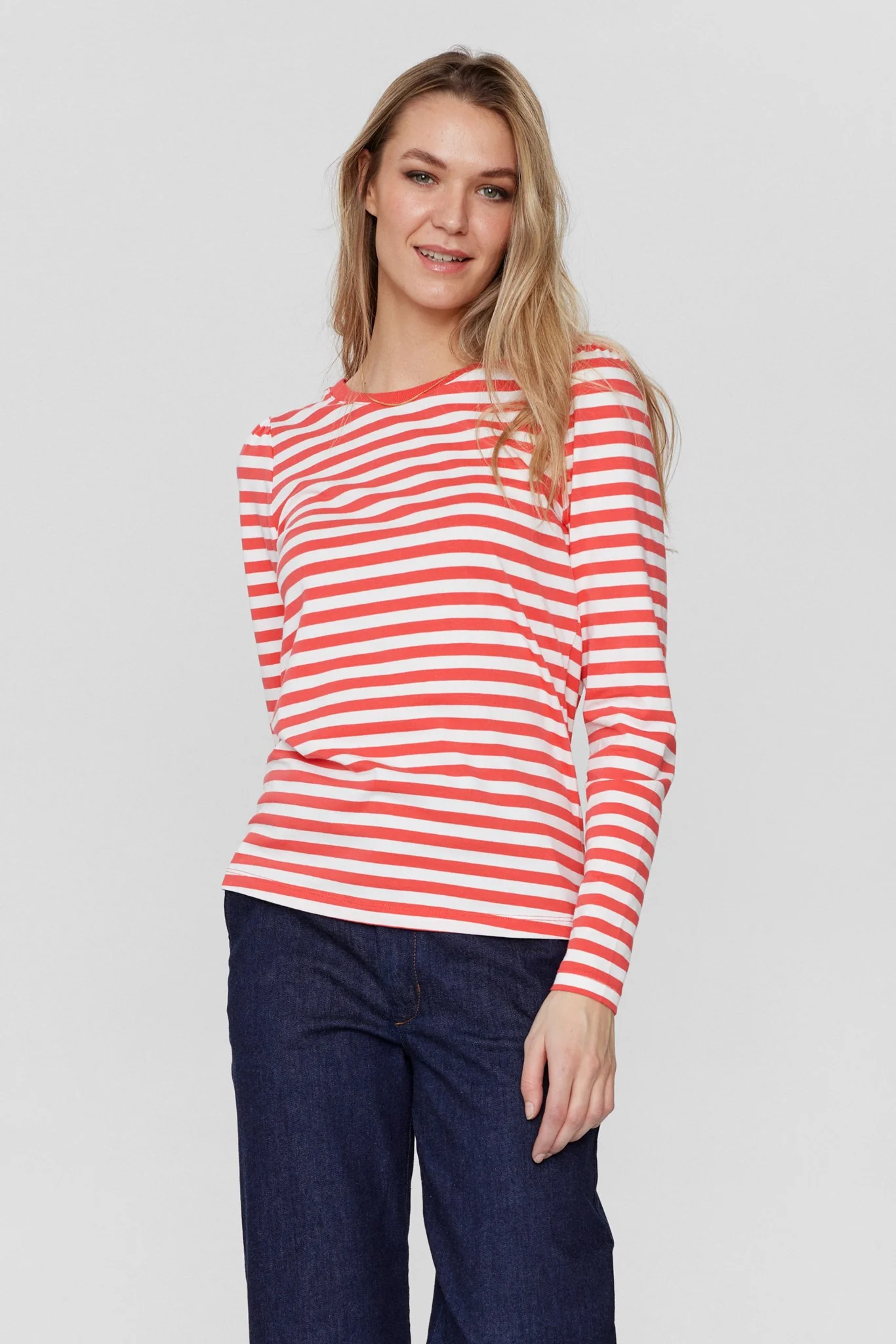 NUDIZZY LS T-SHIRT - GOTS - Teaberry