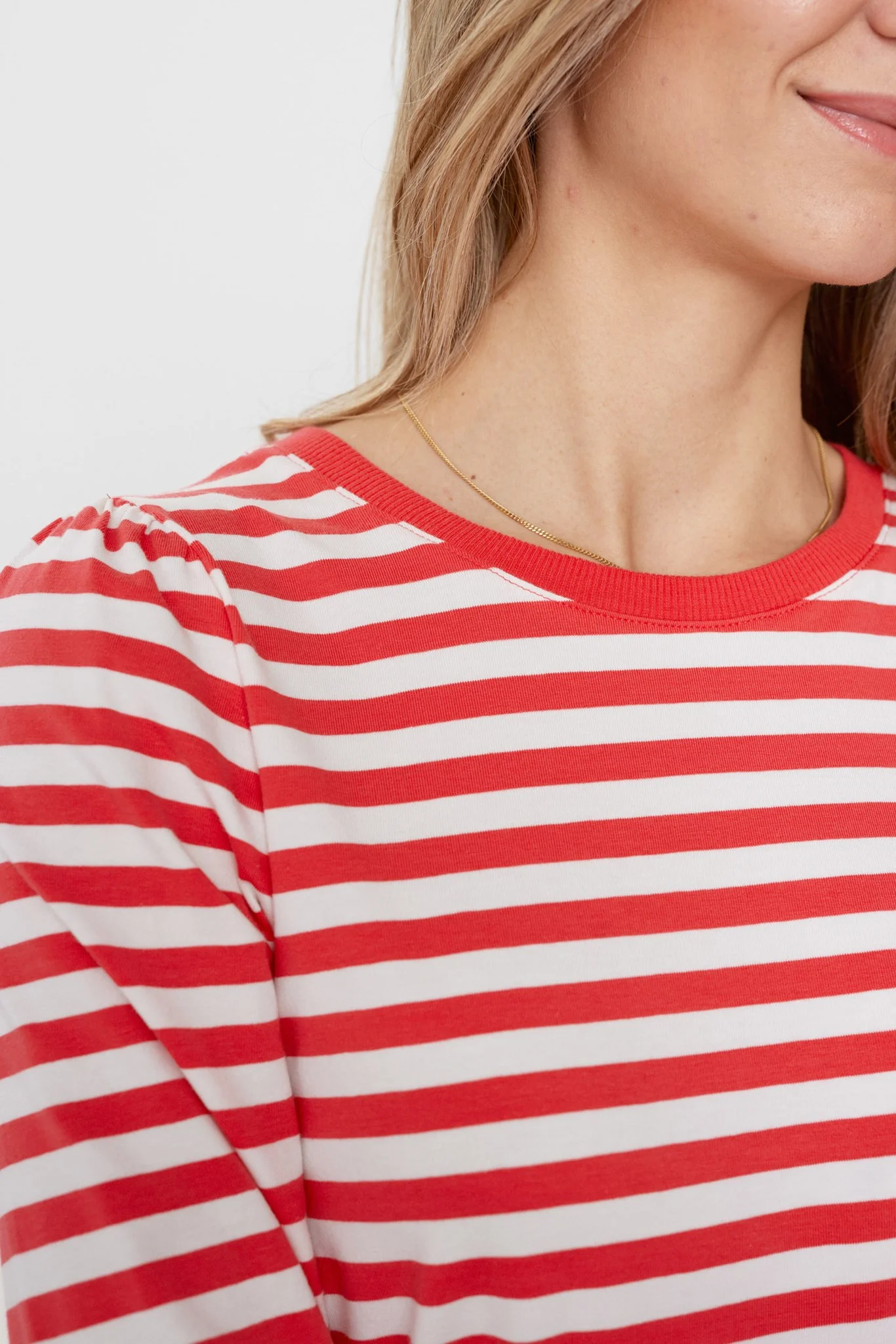 NUDIZZY LS T-SHIRT - GOTS - Teaberry - Image 4