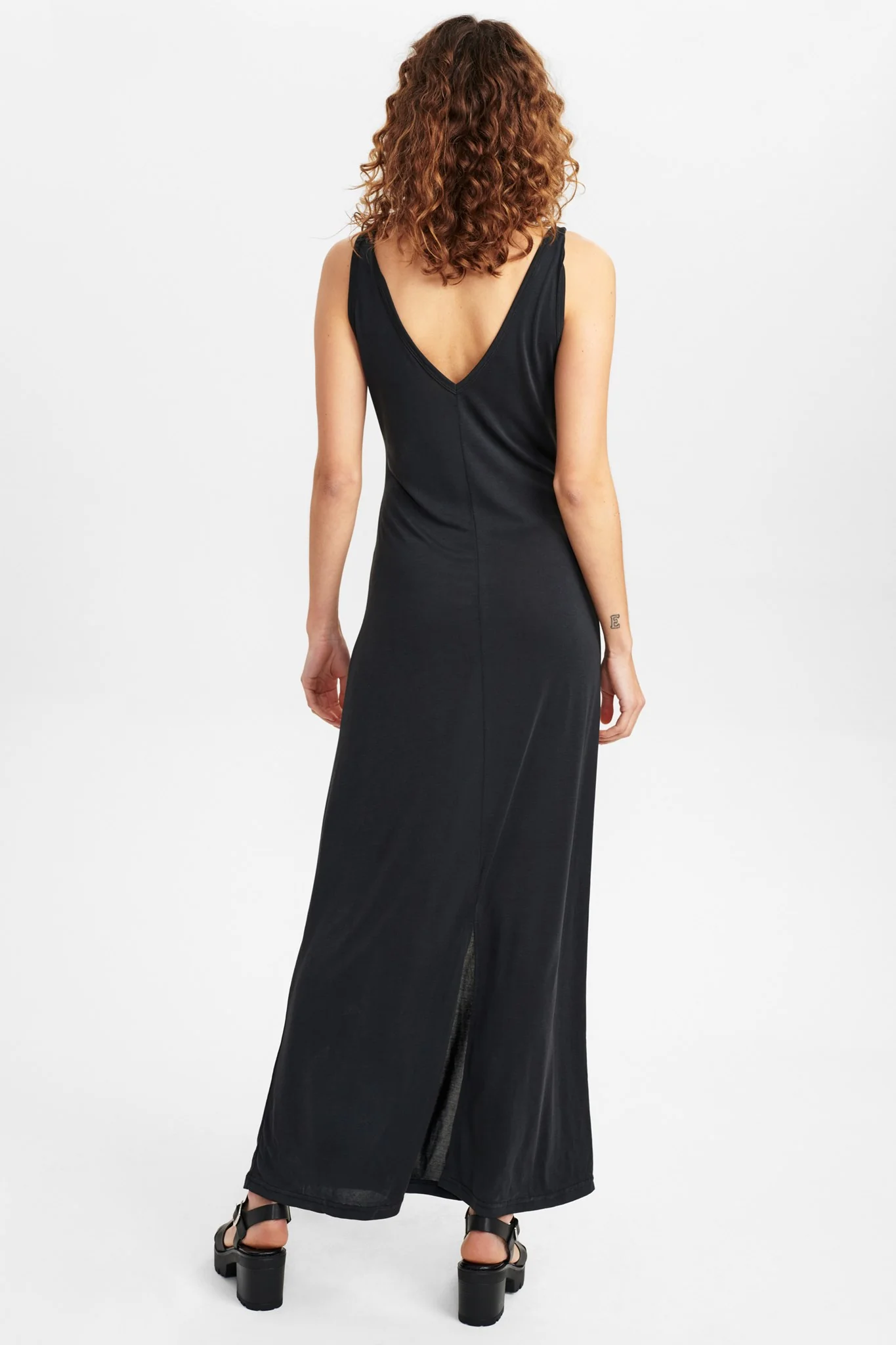 NUDORETTA LONG DRESS - Caviar - Image 2