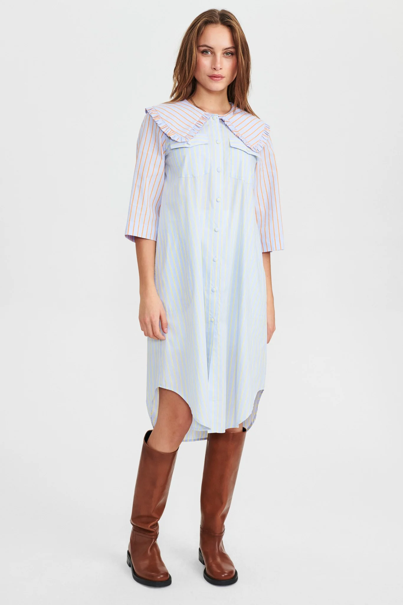 NUDORITTA DRESS - Della Robbia Blue - Image 3