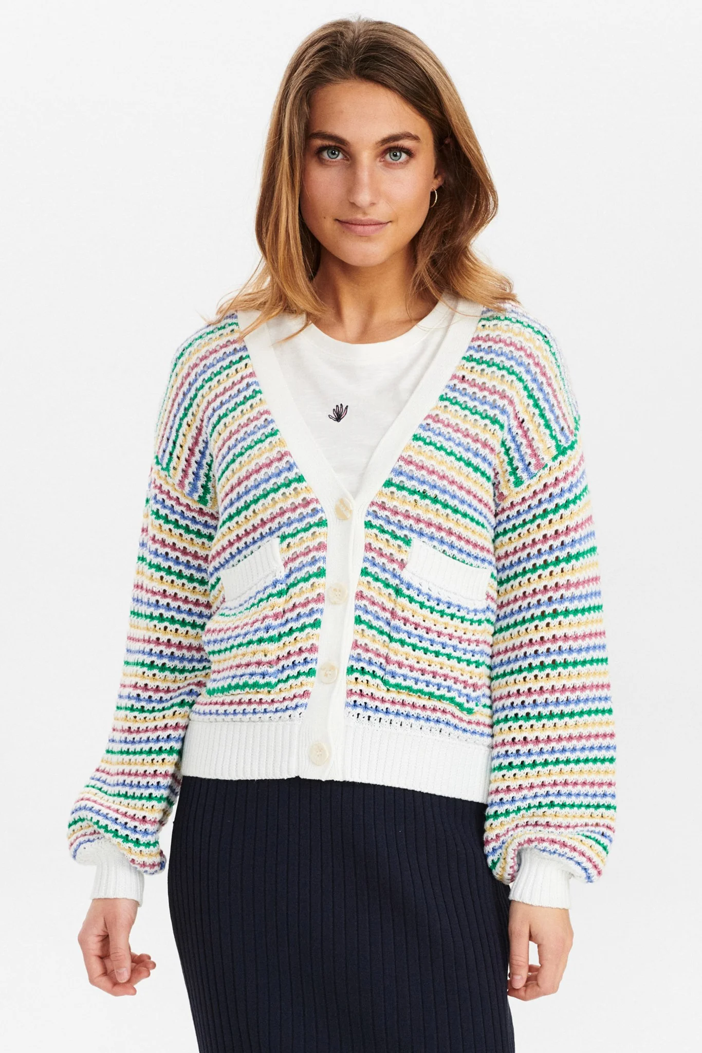 NUDORSEY CARDIGAN - Simply Green
