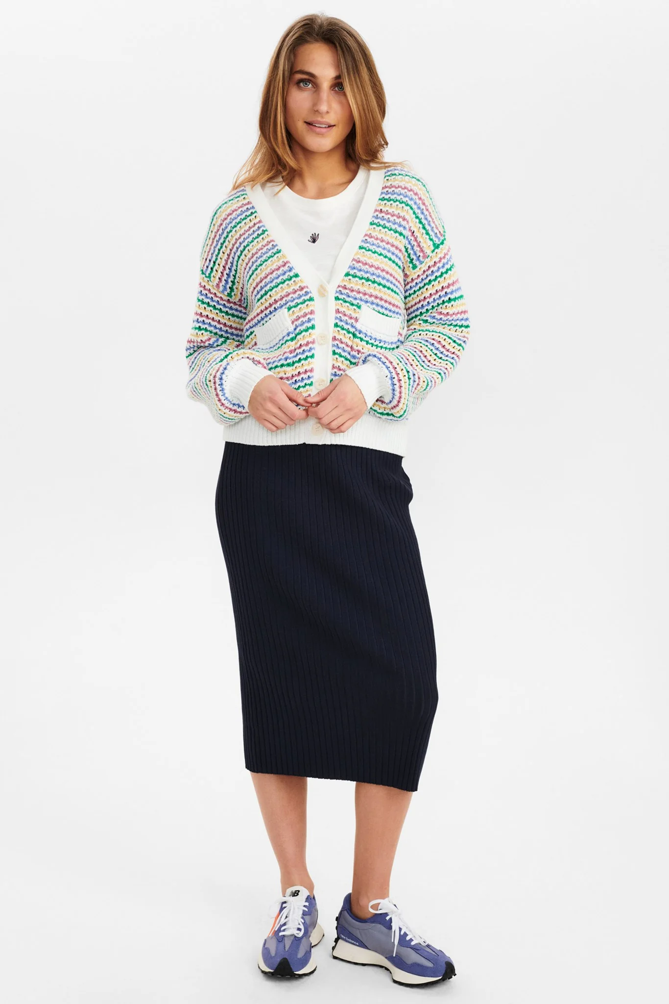NUDORSEY CARDIGAN - Simply Green - Image 3