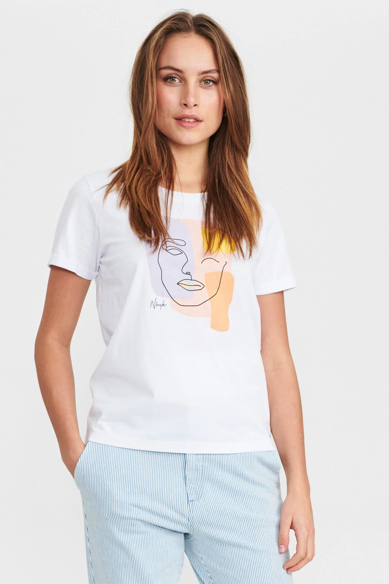 NUDREE TEE - Bright White