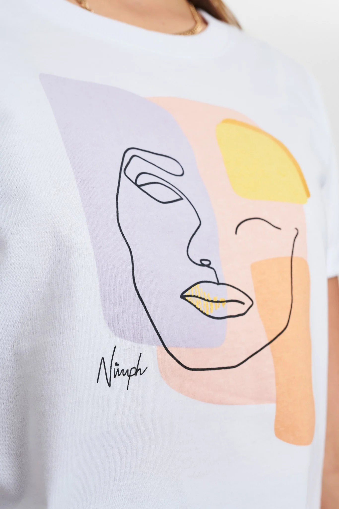 NUDREE TEE - Bright White - Image 4