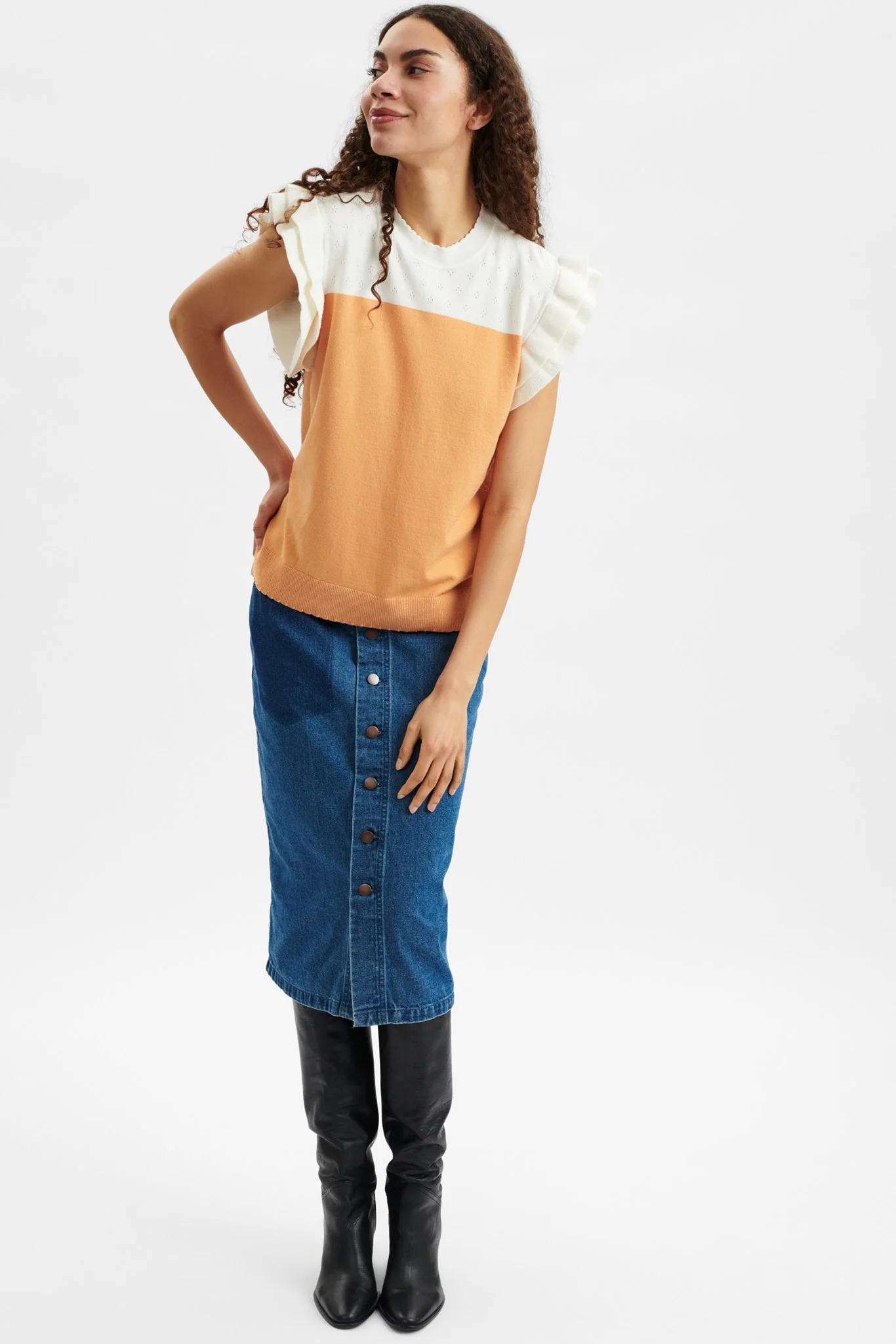 NUDRUSILLA VEST - Gold Earth - Image 3