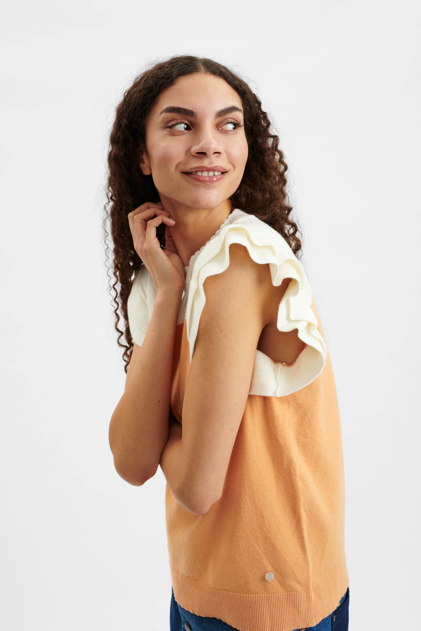 NUDRUSILLA VEST - Gold Earth - Image 6