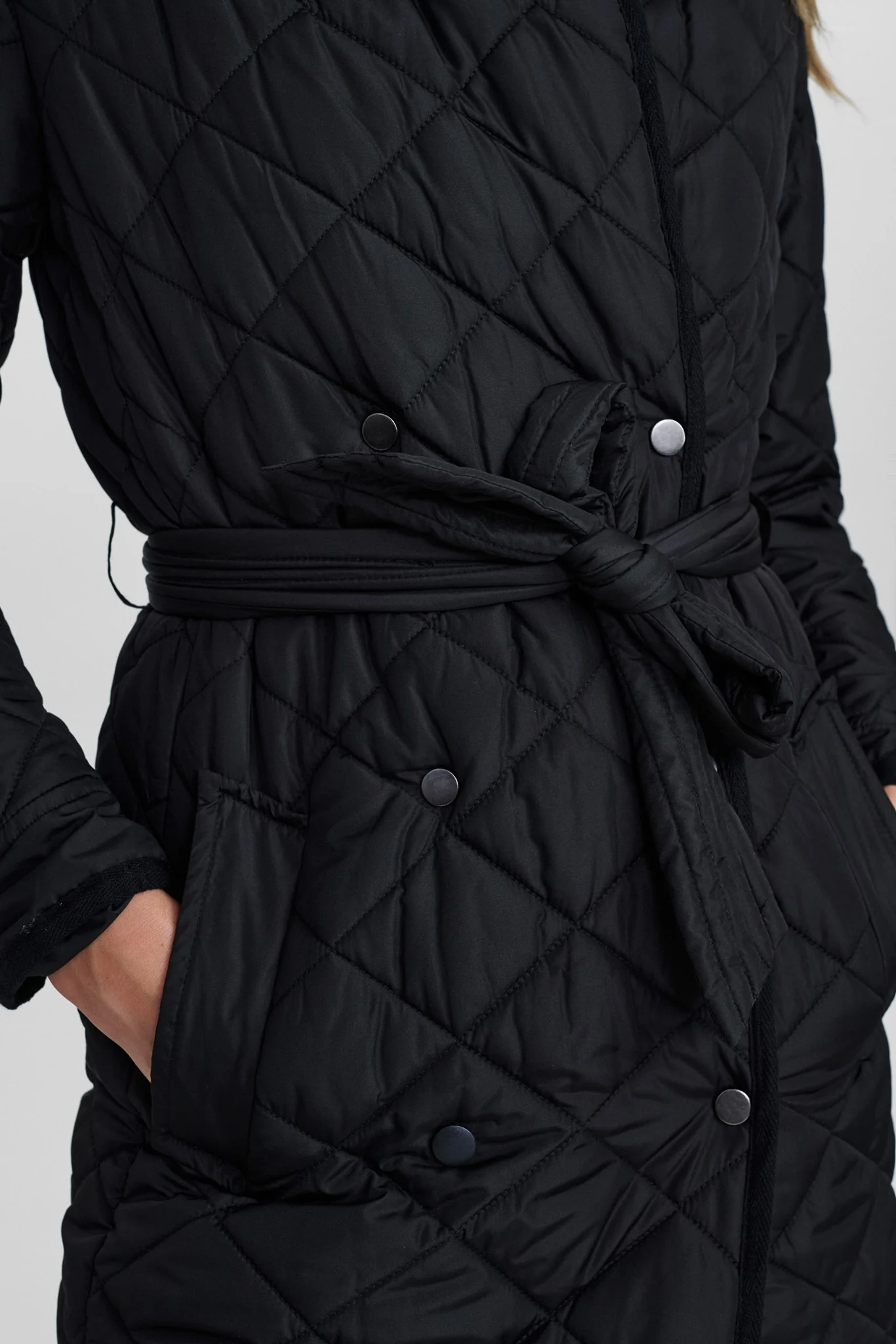 NUDUFFY TRENCHCOAT - Caviar - Image 4