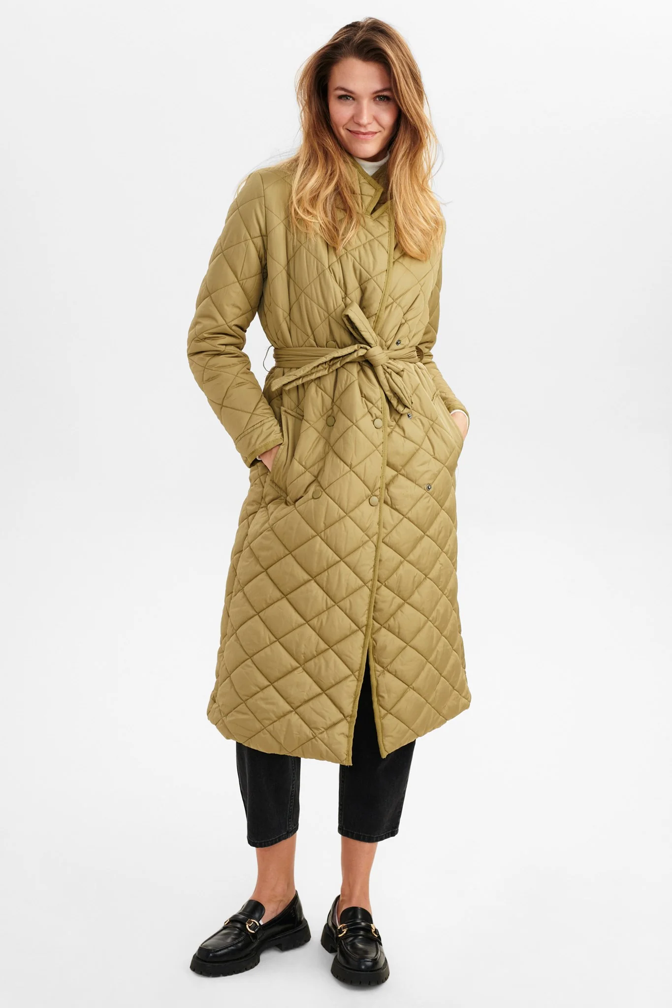 NUDUFFY TRENCHCOAT - Dried Herb - Image 3