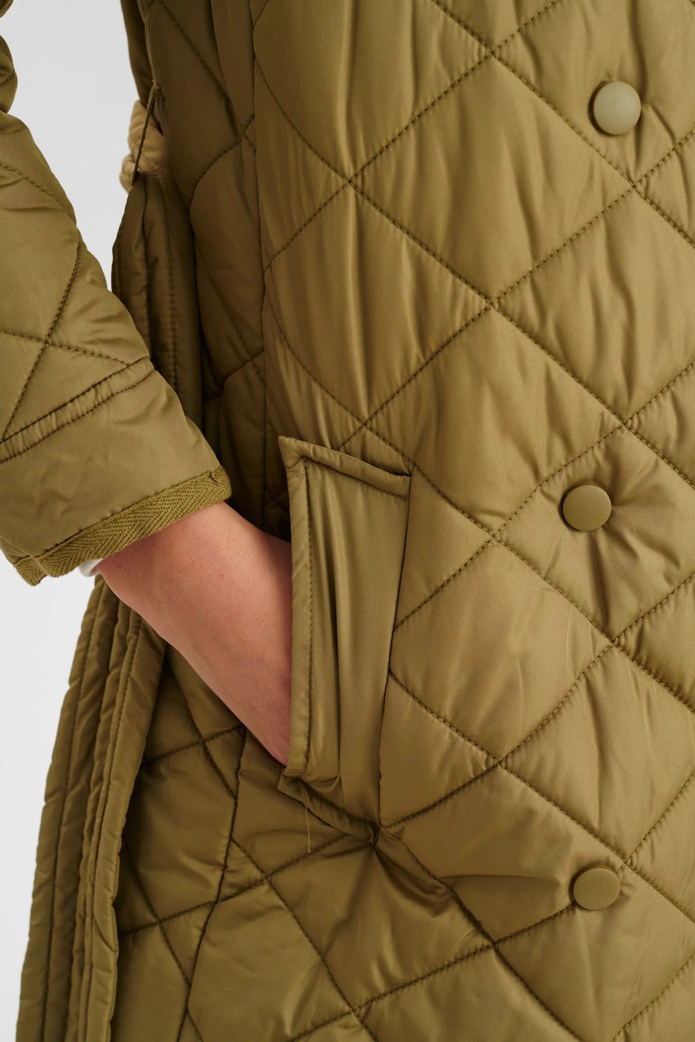 NUDUFFY TRENCHCOAT - Dried Herb - Image 5