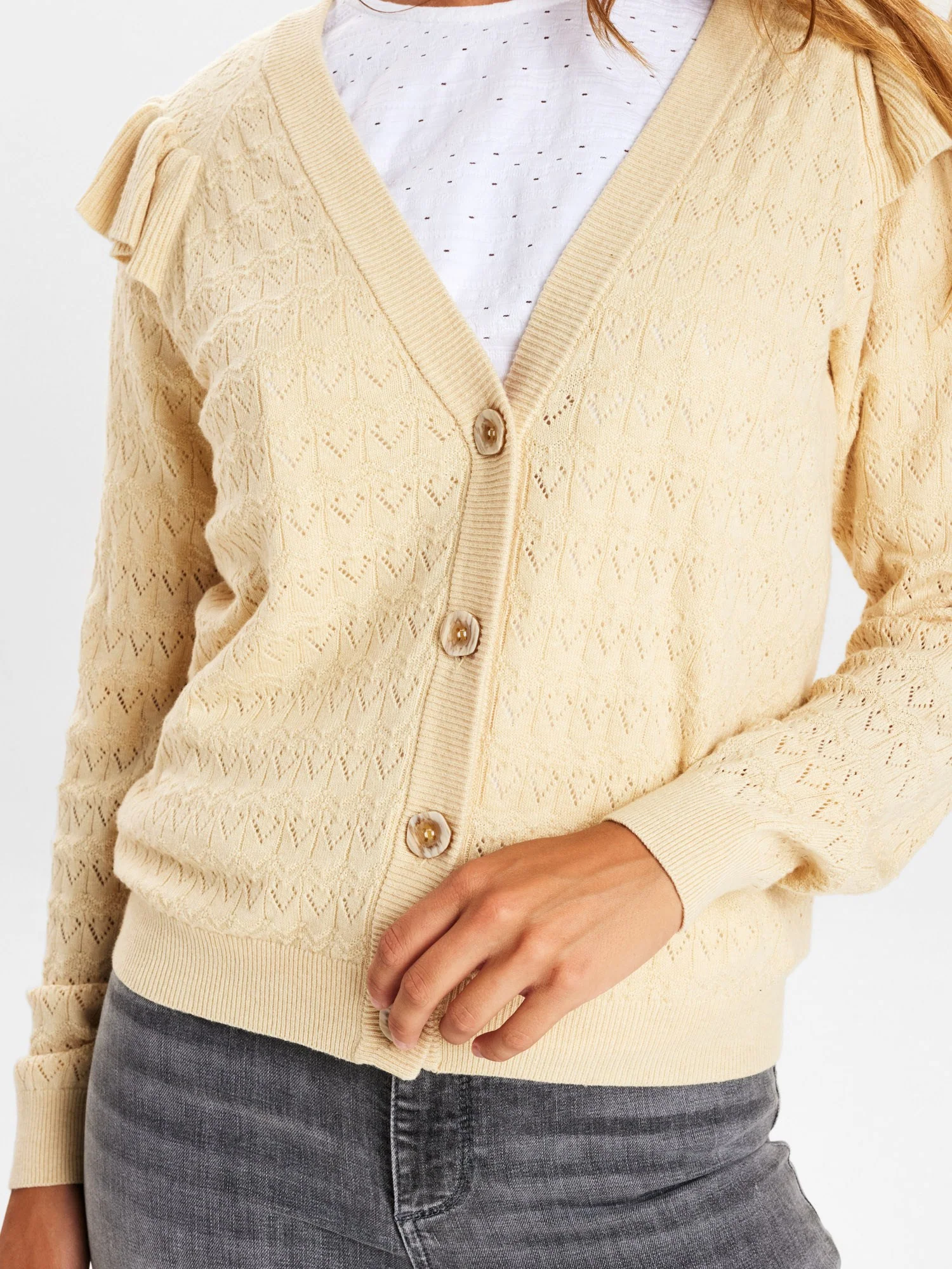NUDULLIA CARDIGAN - Parsnip - Image 4